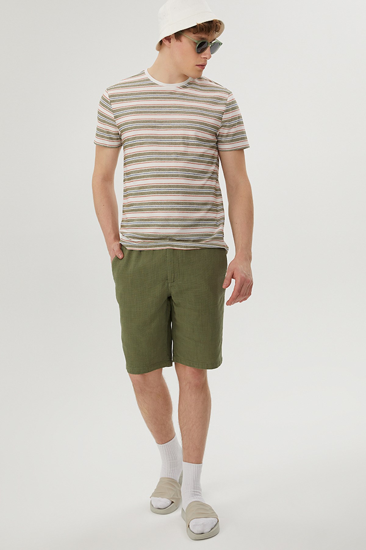 Loft Regular Fit Erkek Şort LF2029713 Haki