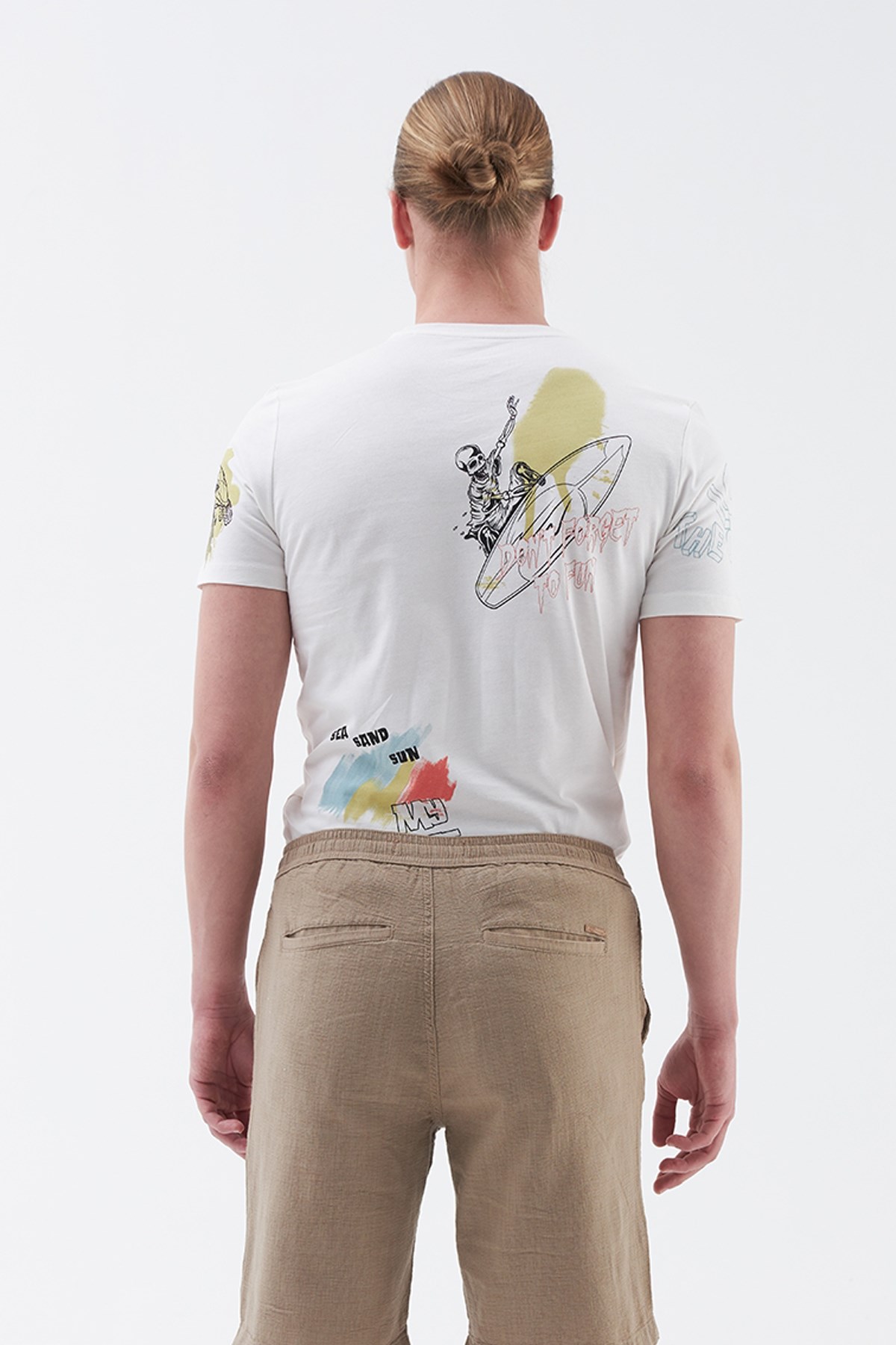 Loft Regular Fit Erkek Şort LF2029713 Krem