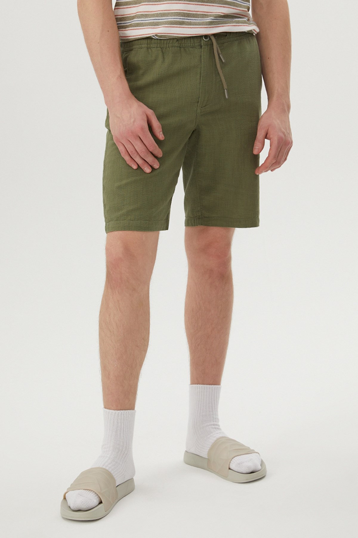 Loft Regular Fit Erkek Şort LF2029713 Haki