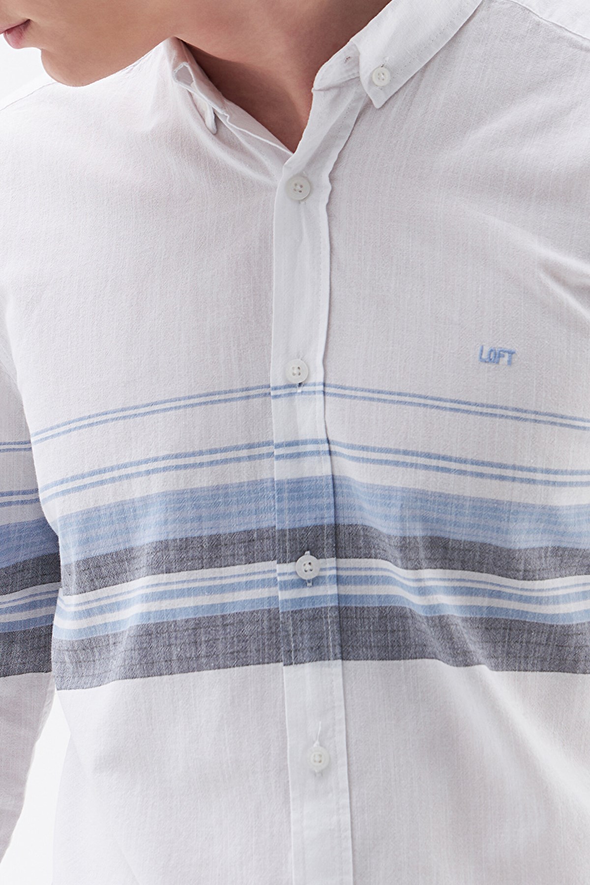 Loft Regular Fit Erkek Gömlek LF2029800 Beyaz