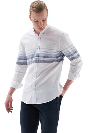 Loft Regular Fit Erkek Gömlek LF2029800 Beyaz