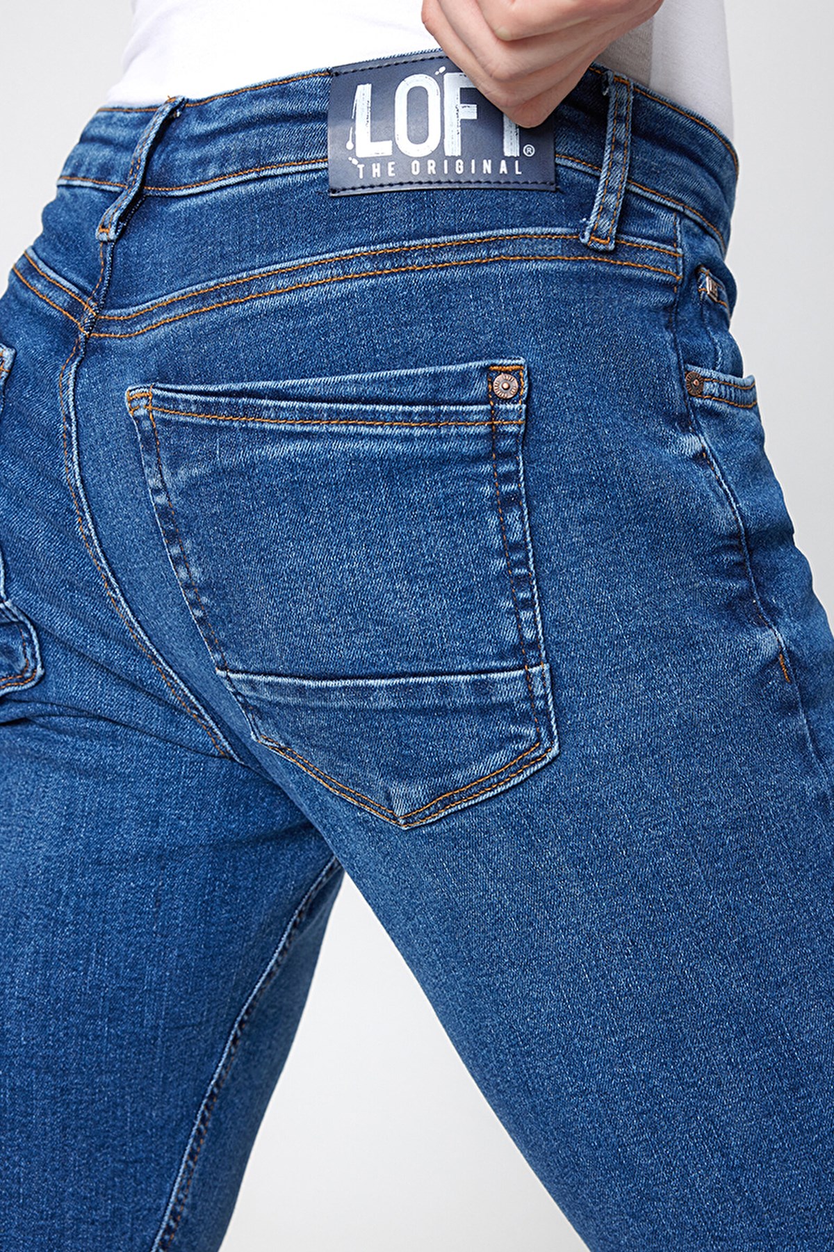 Loft Jaden Ultra Skinny Fit Erkek Pantolon LF2029889 Mavi