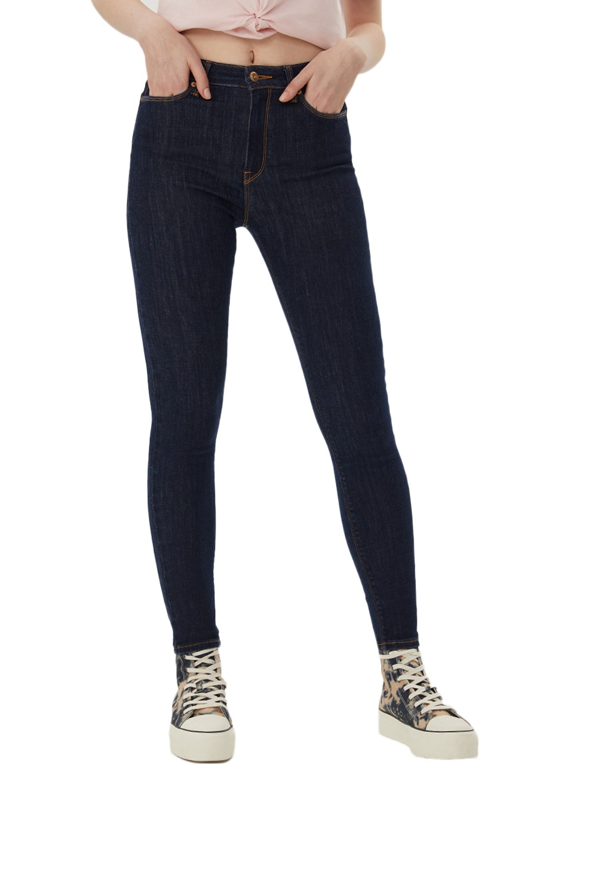 Loft Natalie Susi Dark Kadın Jean PantolonLF2029923 Standart
