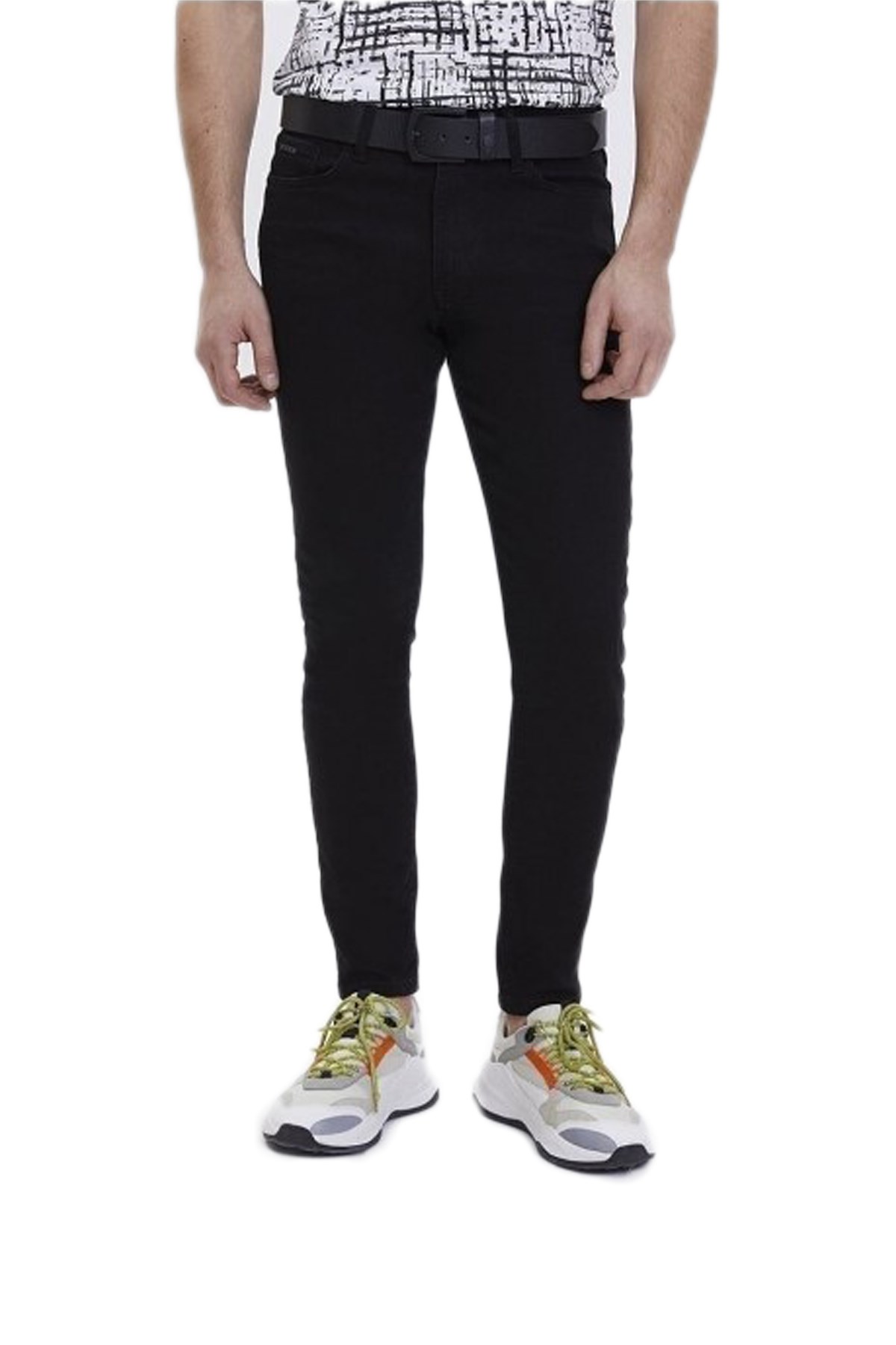 Loft Ricardo Leo Erkek Jean Pantolon LF2029975 Siyah