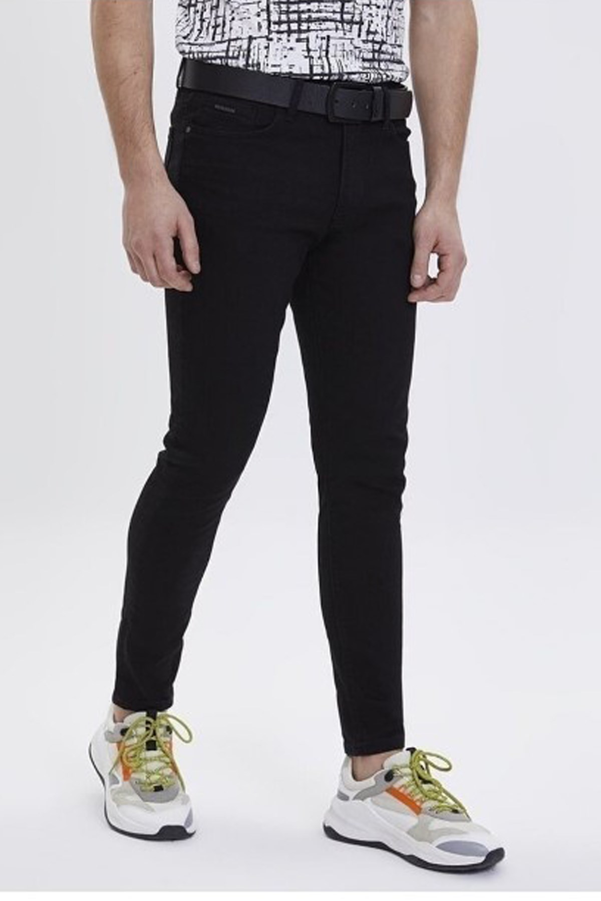 Loft Ricardo Leo Erkek Jean Pantolon LF2029975 Siyah
