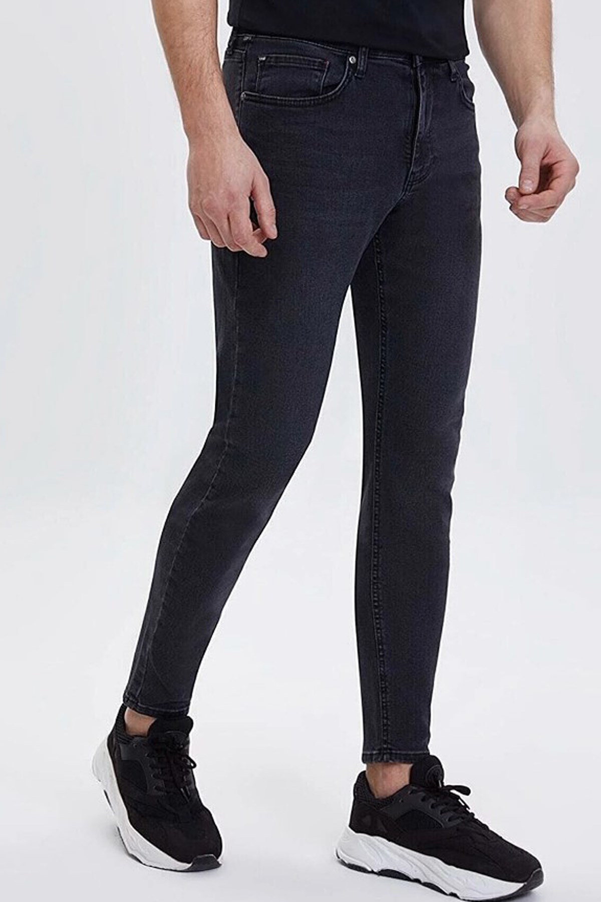 Loft Ricardo Leo Grey Erkek Jean Pantolon LF2029977 Siyah