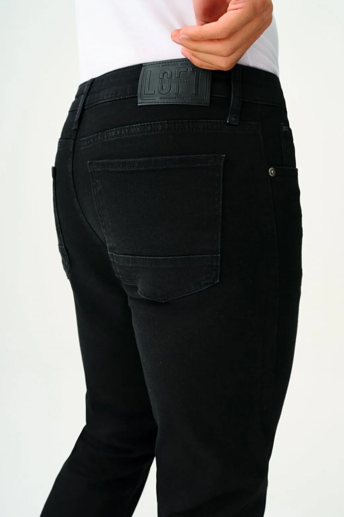 Loft Carlos Leo Erkek Jean Pantolon LF2029997 Siyah