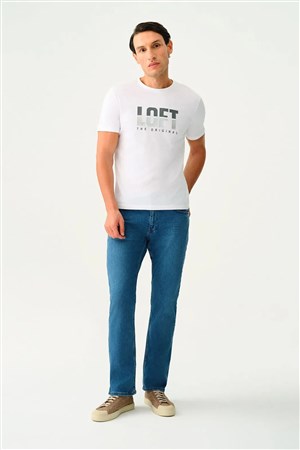 Loft Carlos Leo Mid  Erkek Pantolon LF2030000 Mavi
