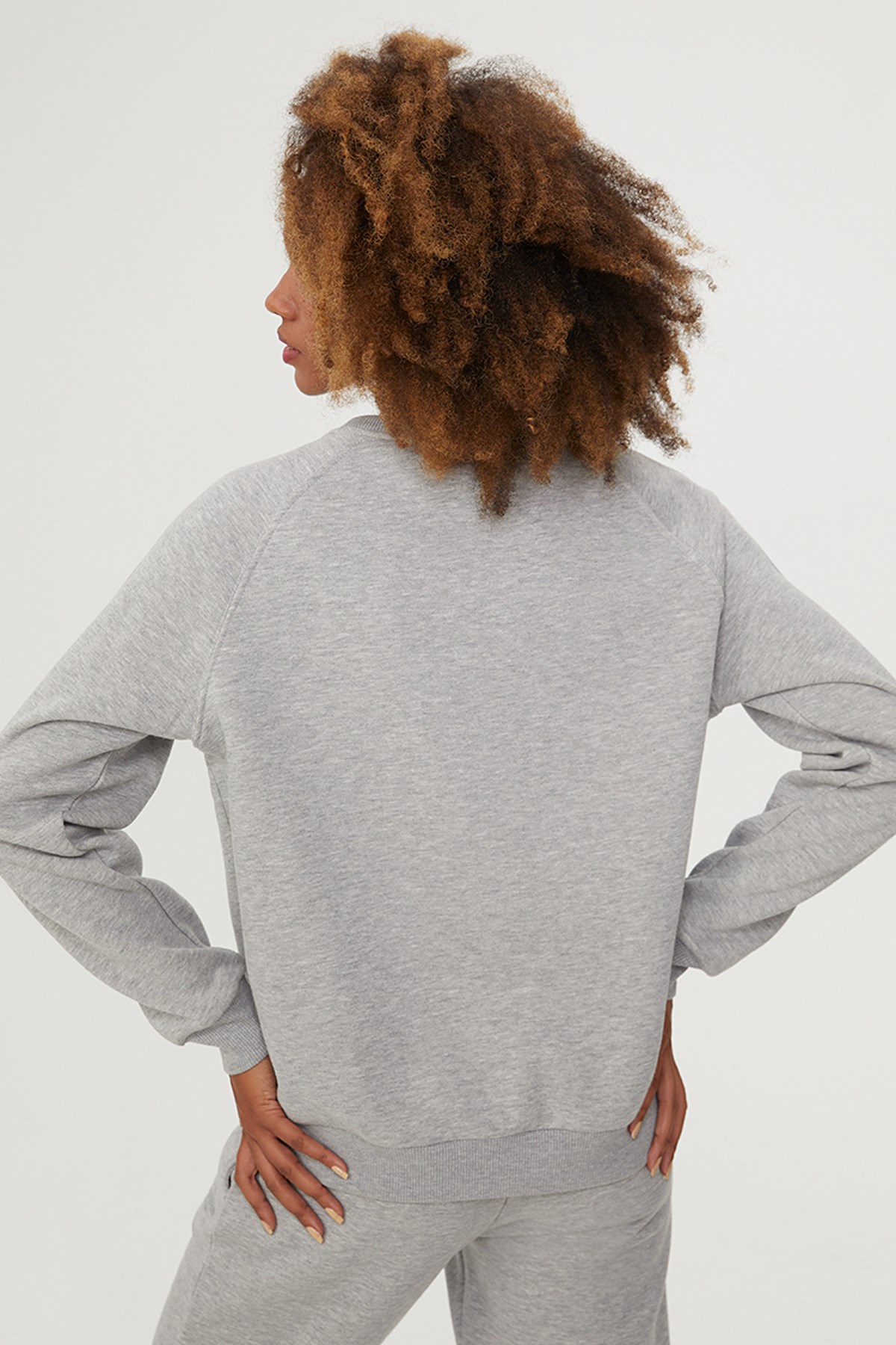 Loft Logomania Kadın Sweatshirt LF2030010 Gri