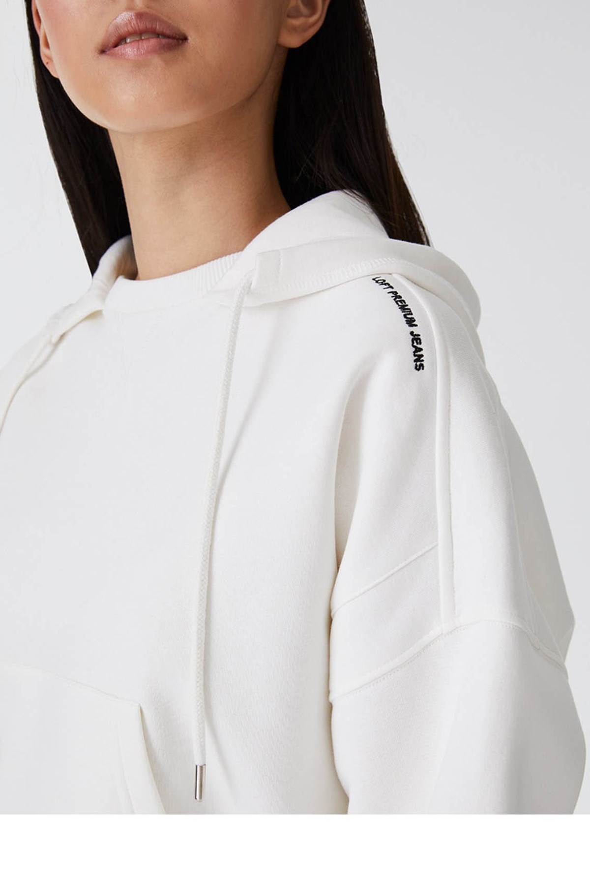 Loft Kadın Sweatshirt LF2030063 Beyaz