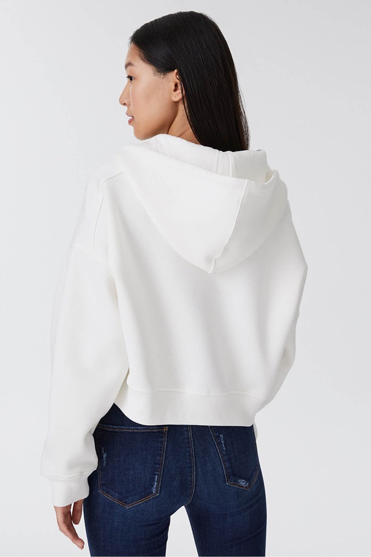 Loft Kadın Sweatshirt LF2030063 Beyaz