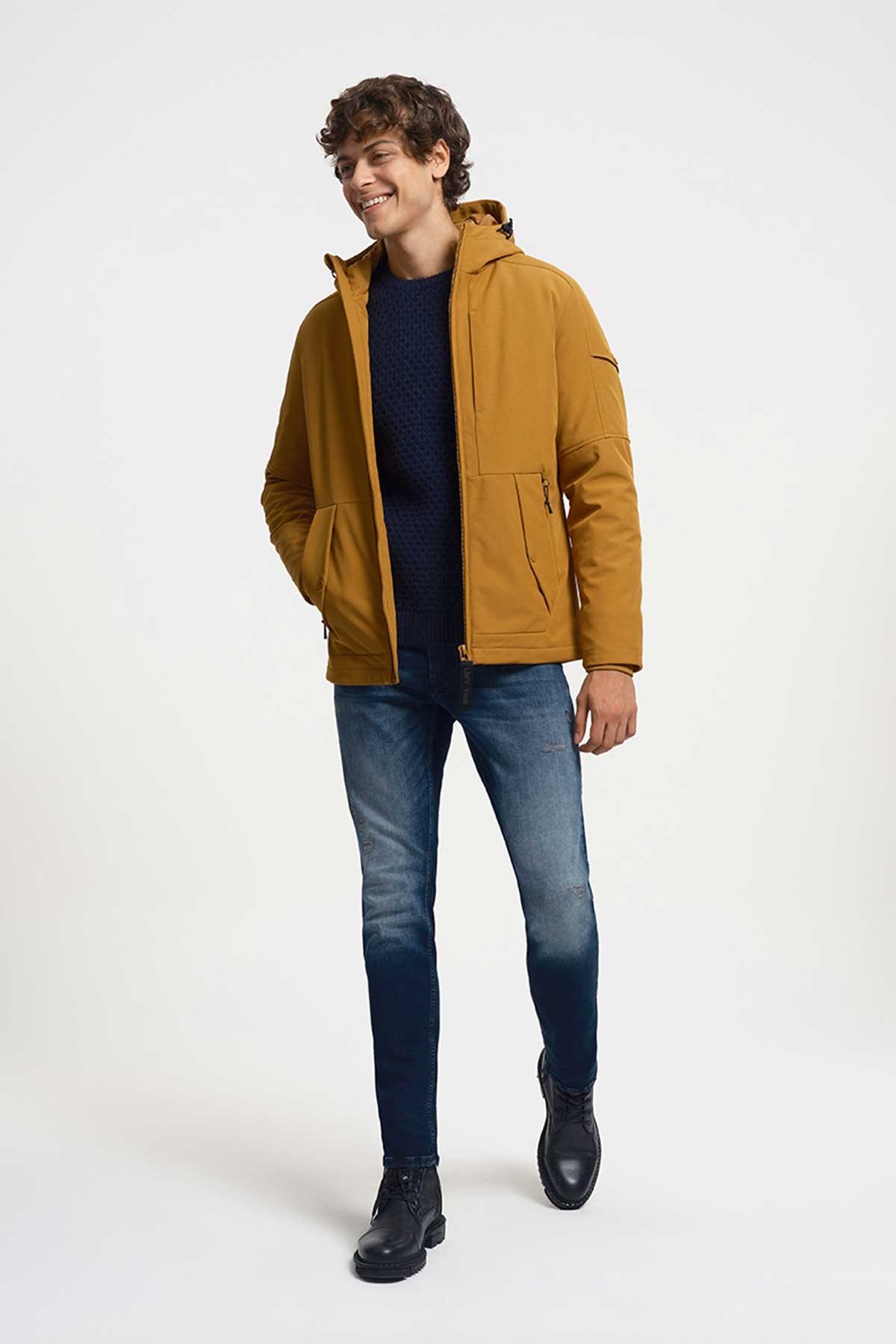 Loft Regular Fit Erkek Mont LF2030155 Sarı