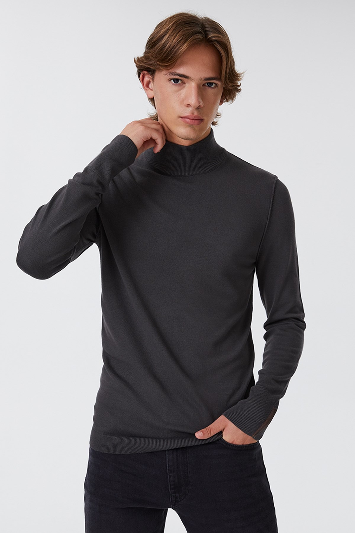 Loft Erkek Kazak LF2030174 Antrasit