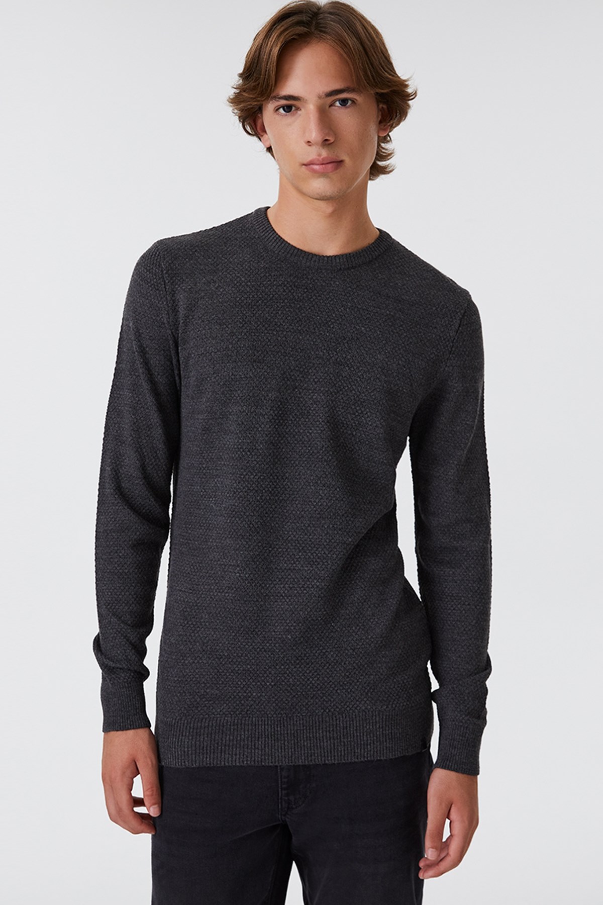 Loft Erkek Kazak LF2030179 Antrasit