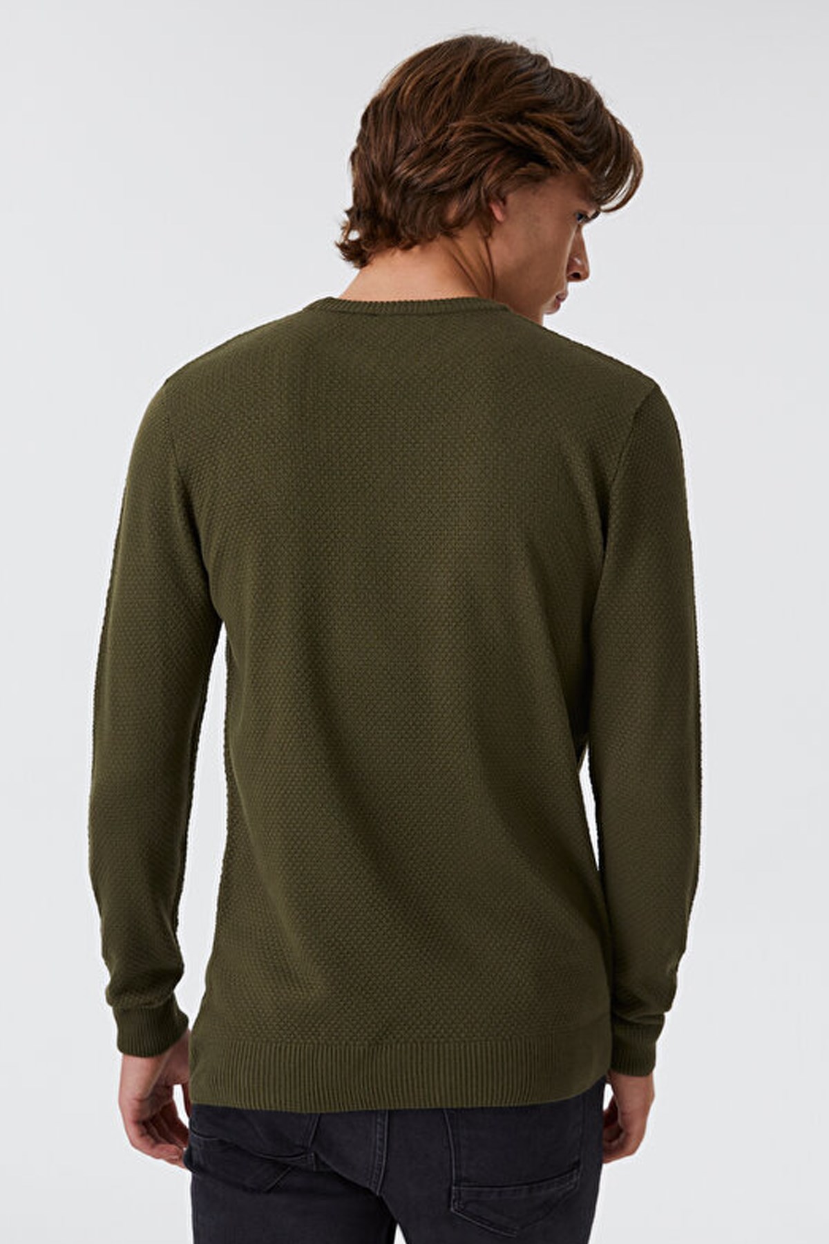 Loft Erkek Kazak LF2030179 Haki