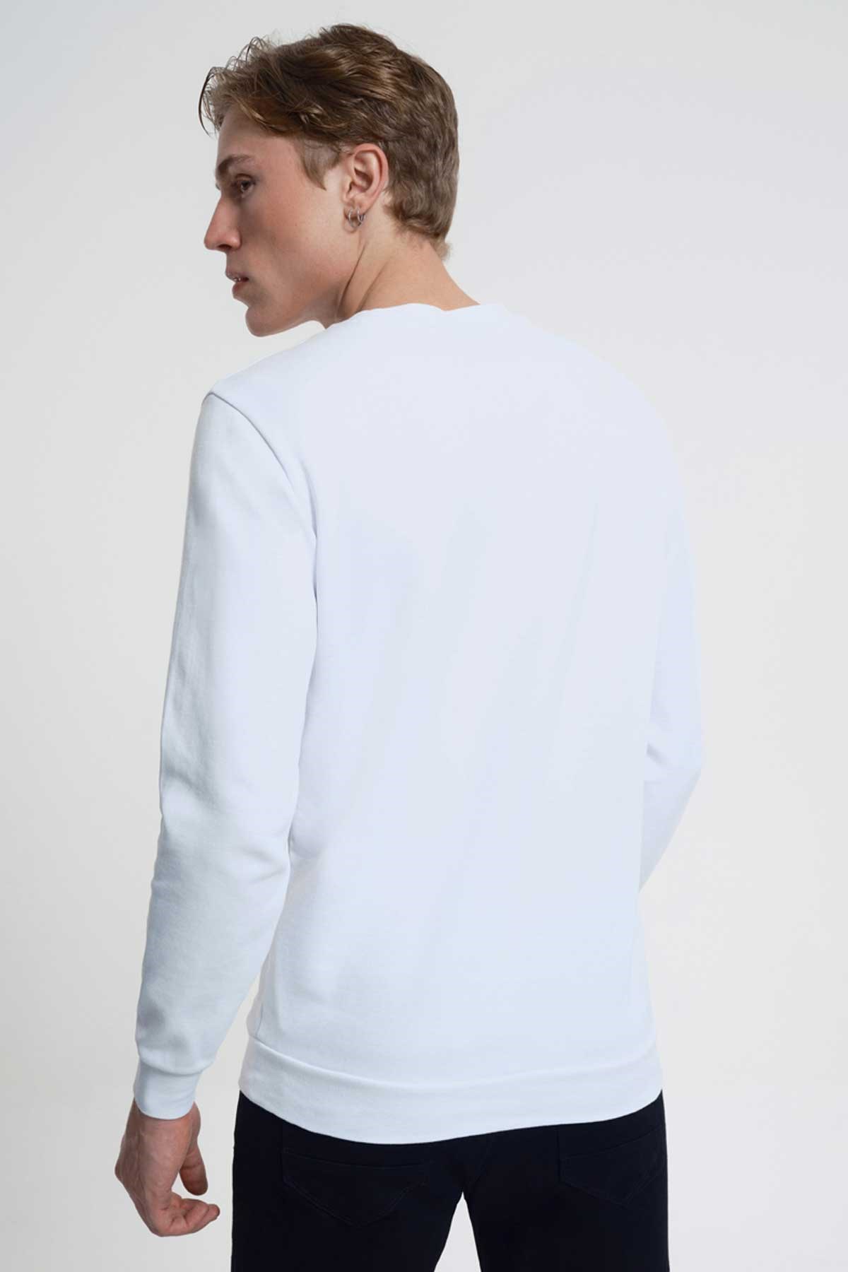 Loft Erkek Sweatshirt LF2030214 Beyaz