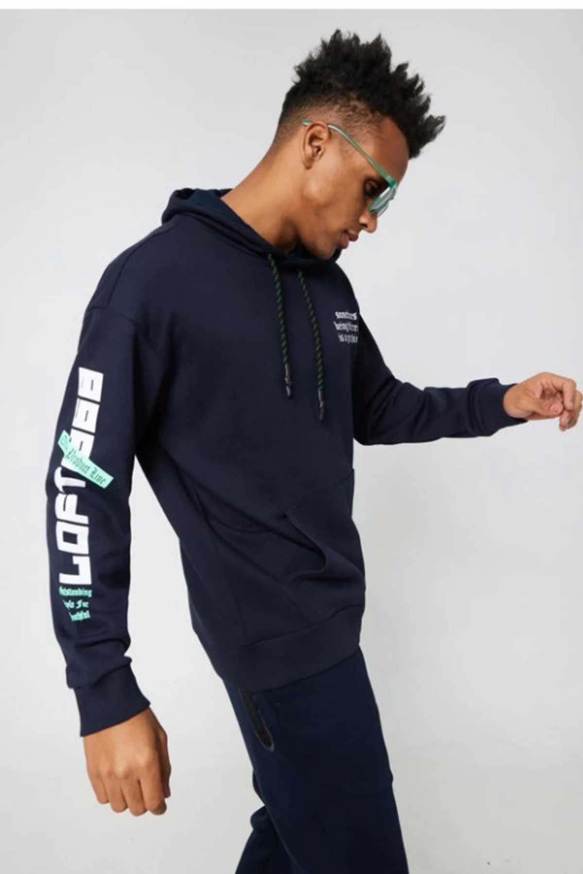 Loft Erkek Sweatshirt LF2030346 Lacivert