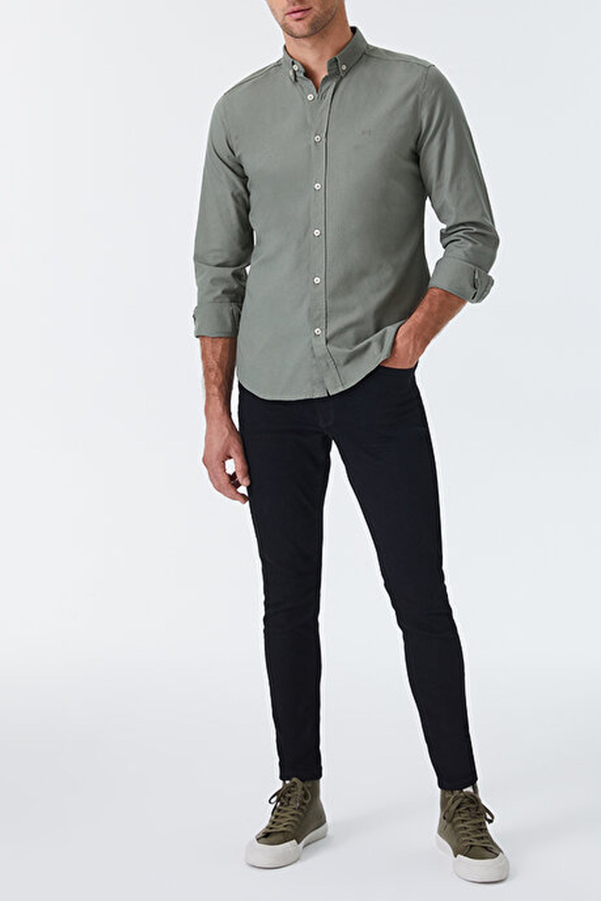 Loft Erkek Gömlek LF2030396 Haki