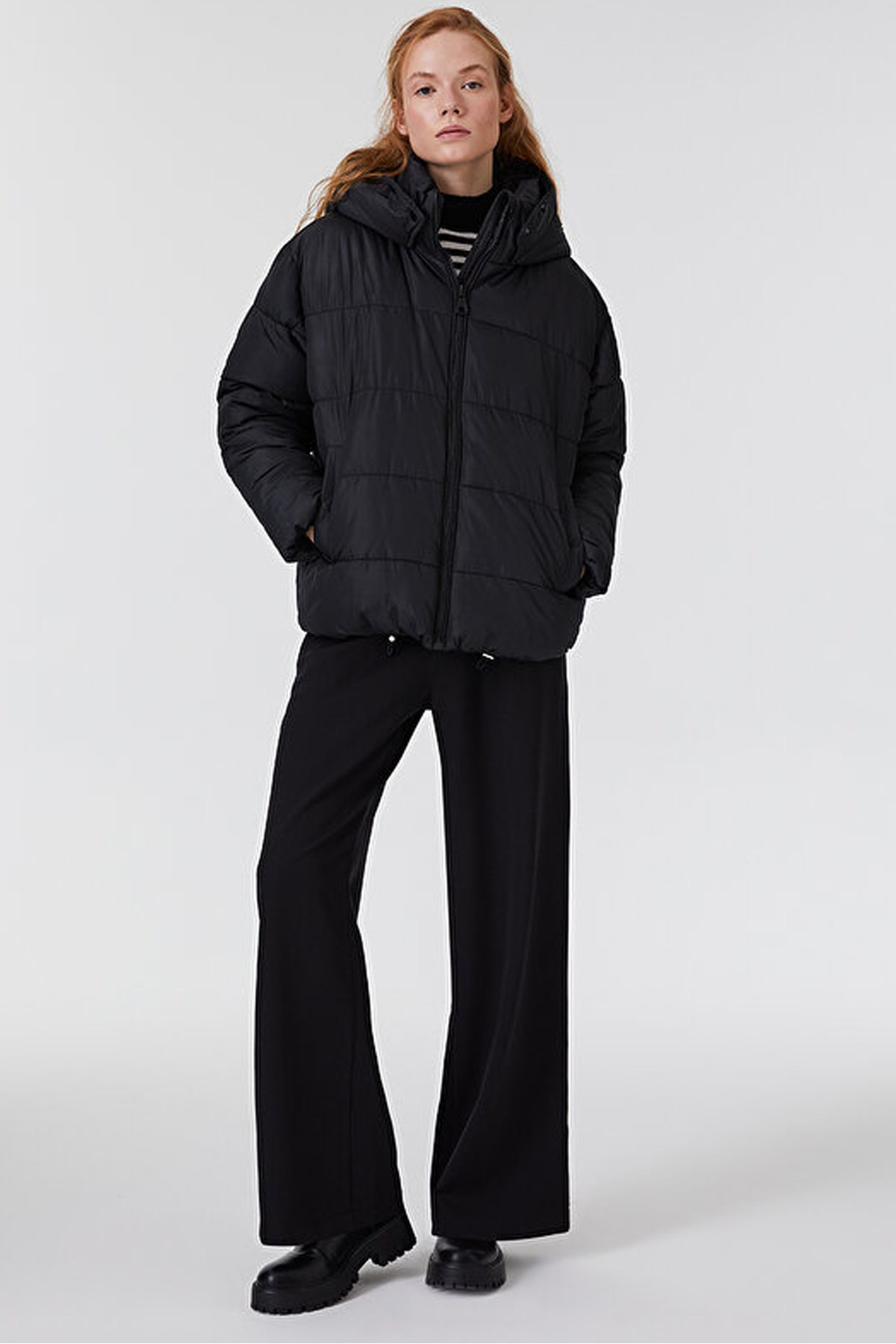 Loft Kadın Mont LF2030680 Siyah