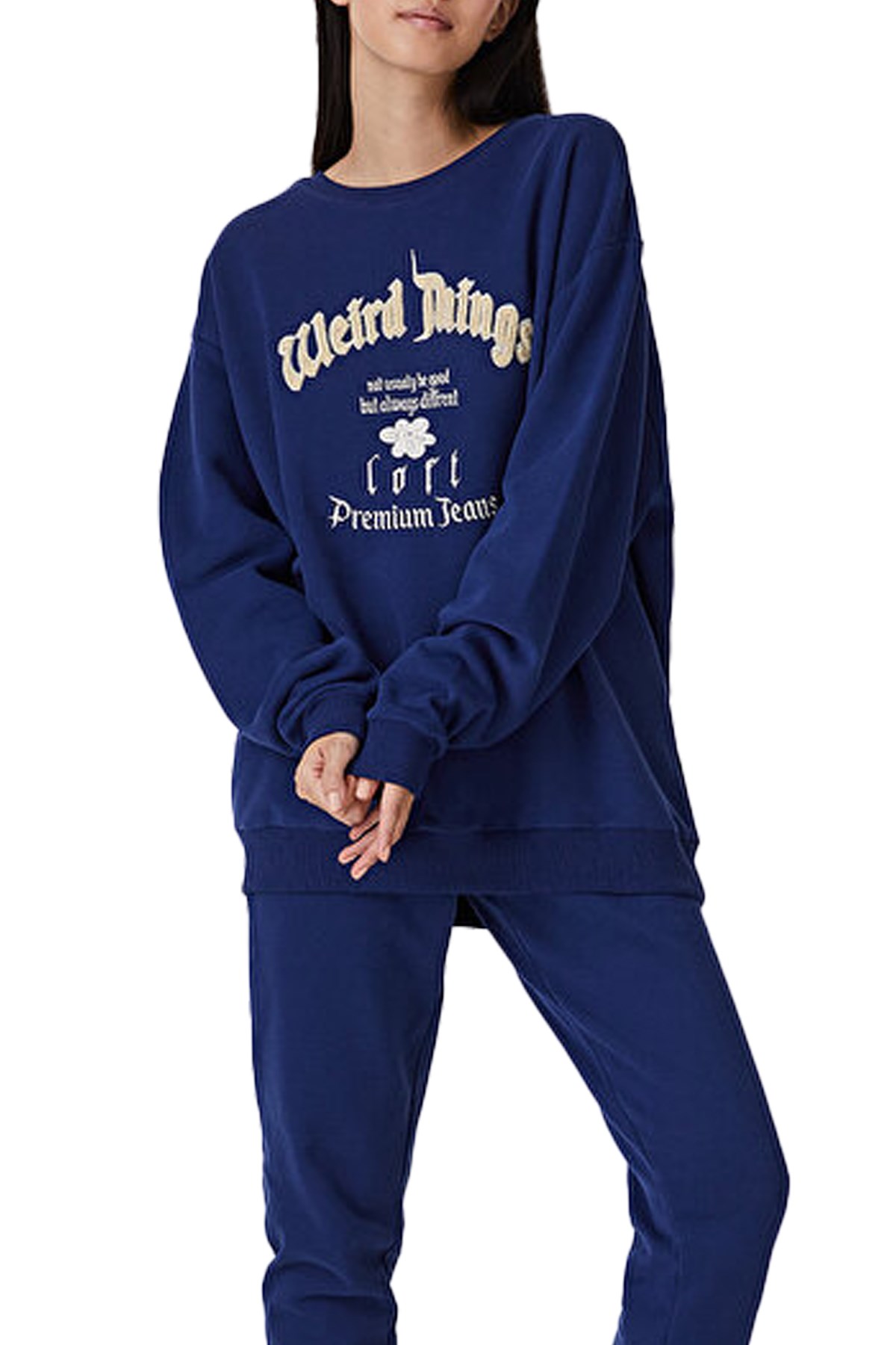 Loft Kadın Sweatshirt LF2030710 Mavi
