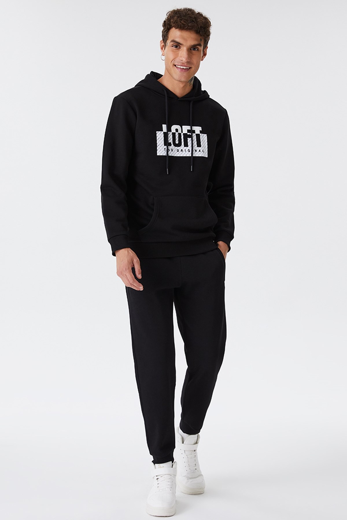 Loft Regular Fit Erkek Sweatshirt LF2030834 Siyah