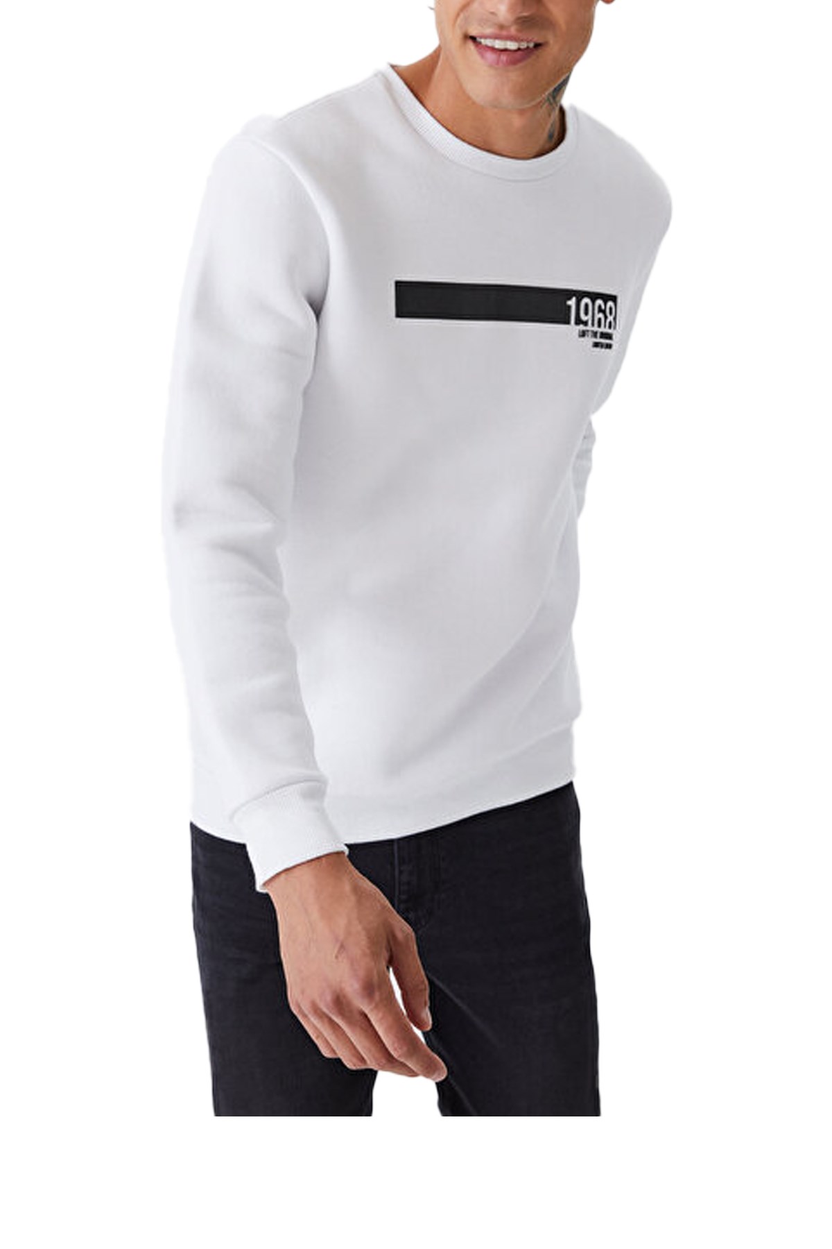 Loft Erkek Sweatshirt LF2030835 Beyaz
