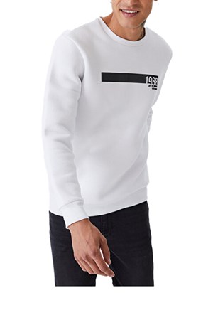 Loft Erkek Sweatshirt LF2030835 Beyaz