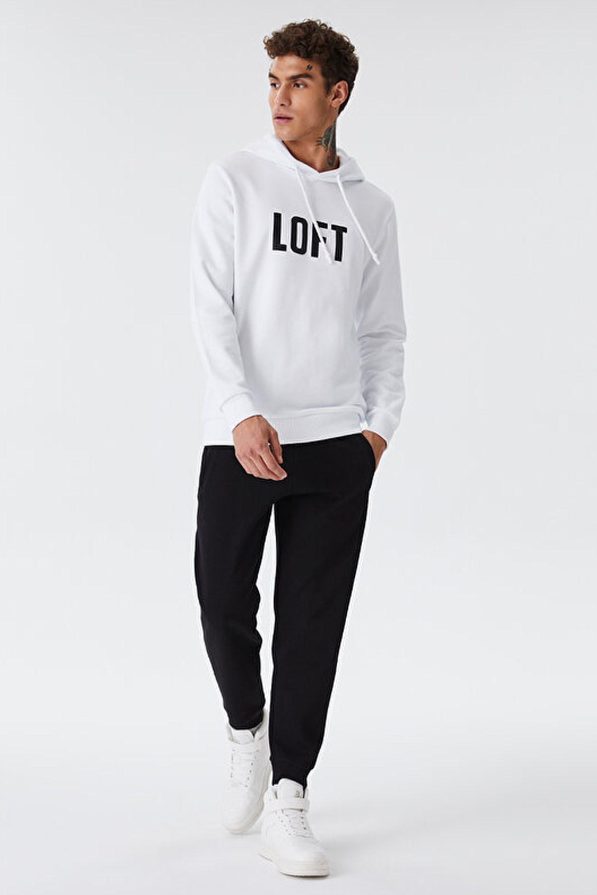 Loft Erkek Sweatshirt LF2030837 Beyaz