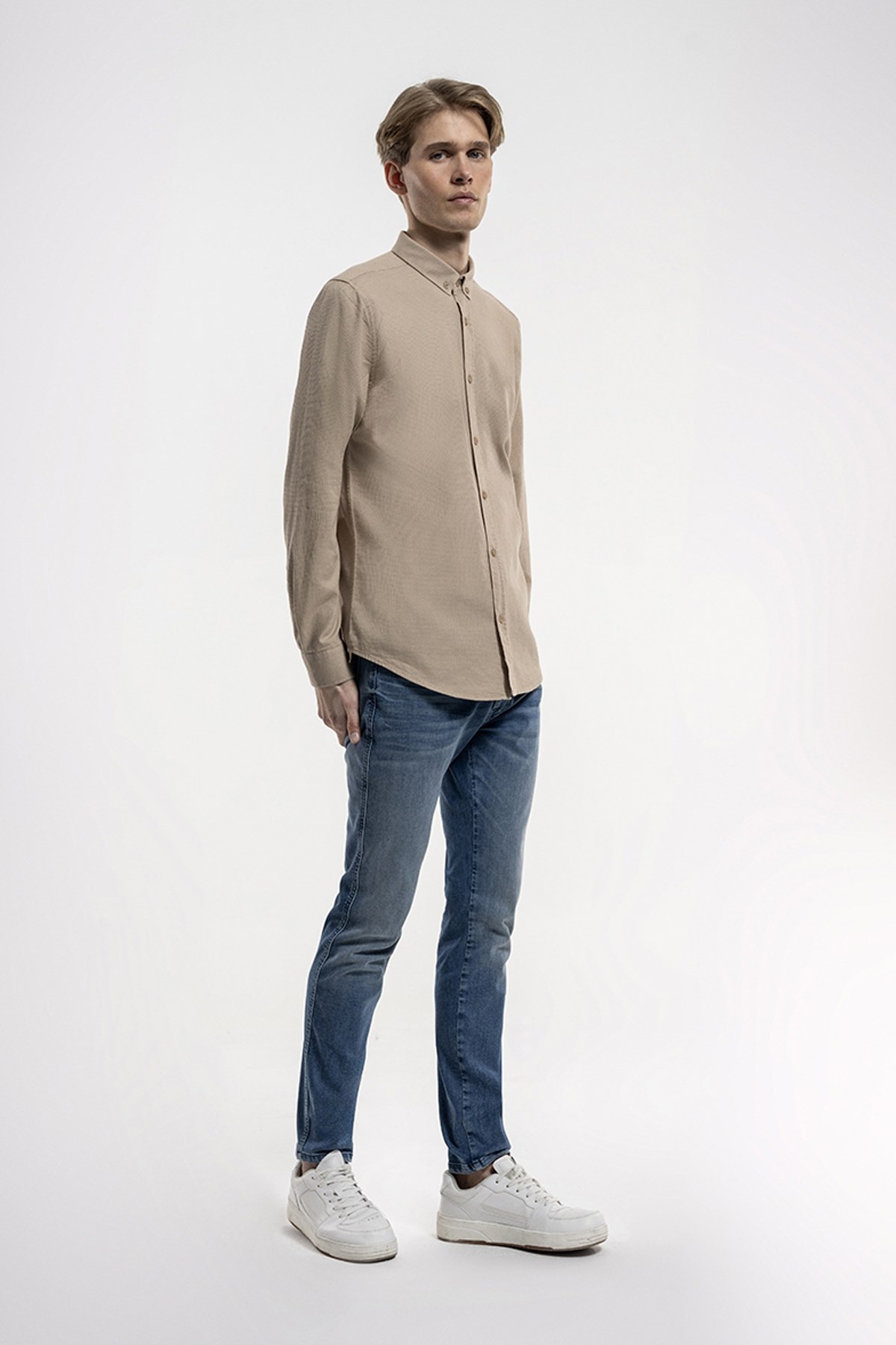 Loft Regular Fit Erkek Gömlek LF2030872 Bej