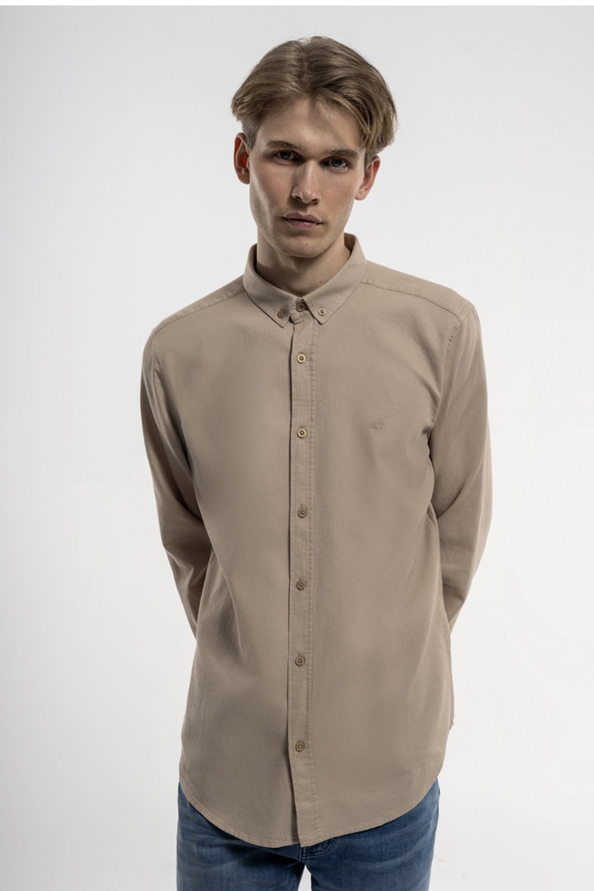 Loft Regular Fit Erkek Gömlek LF2030872 Bej