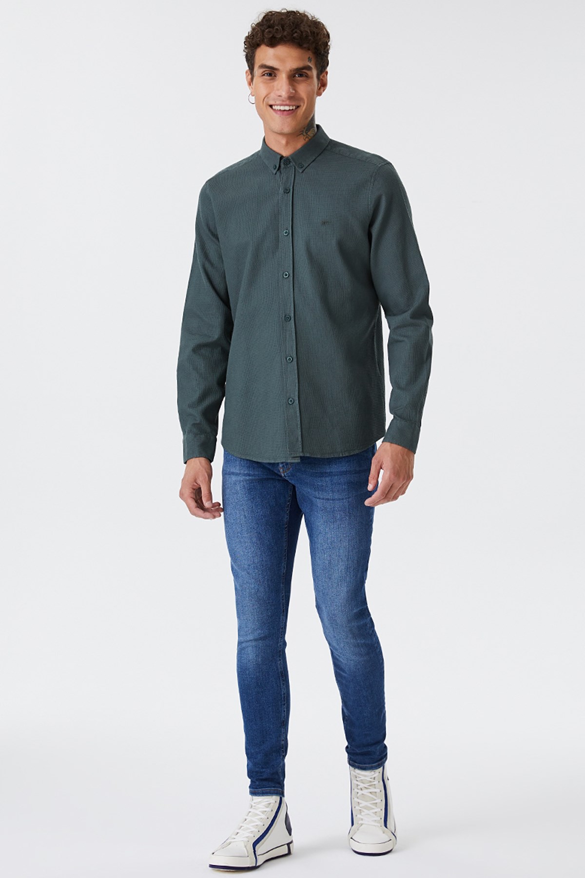 Loft Regular Fit Erkek Gömlek LF2030872 Haki
