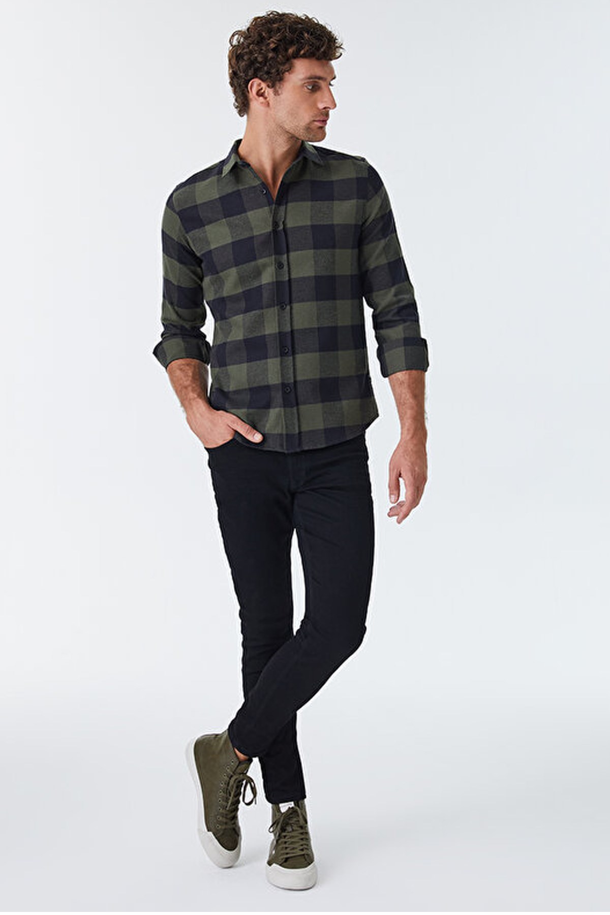 Loft Erkek Gömlek LF2030876 Haki
