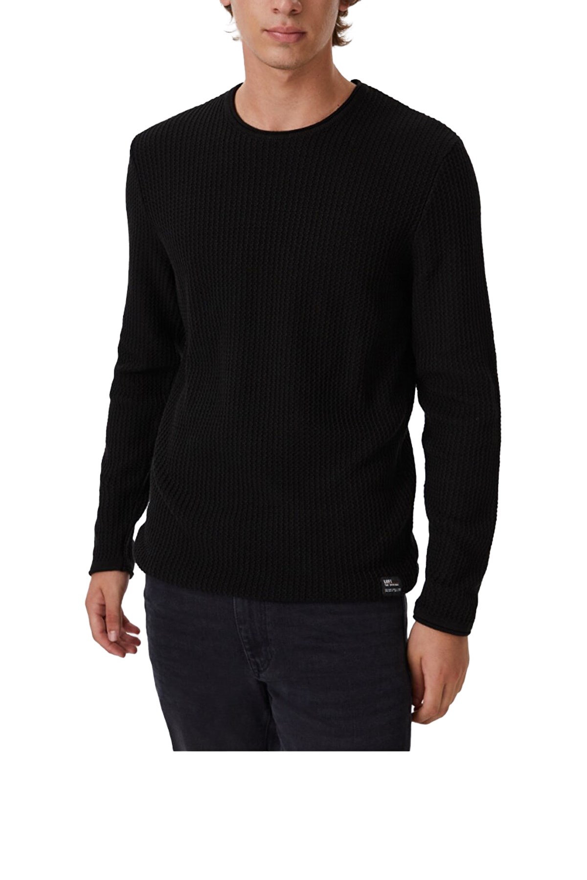 Loft Erkek Kazak LF2030972 Siyah