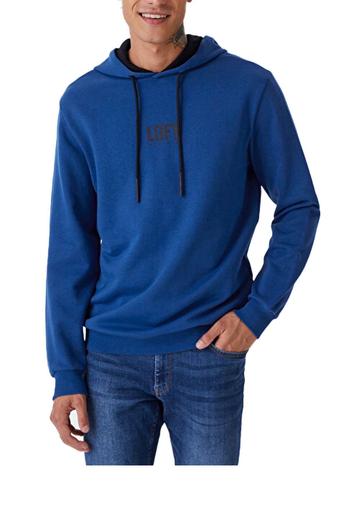 Loft Erkek Sweatshirt LF2031050 Mavi
