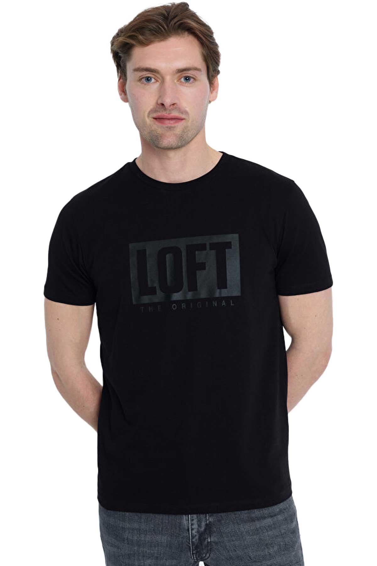 Loft Erkek Tişört LF2031062 Siyah