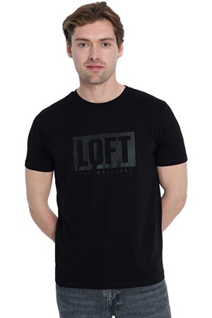Loft Erkek Tişört LF2031062 Siyah