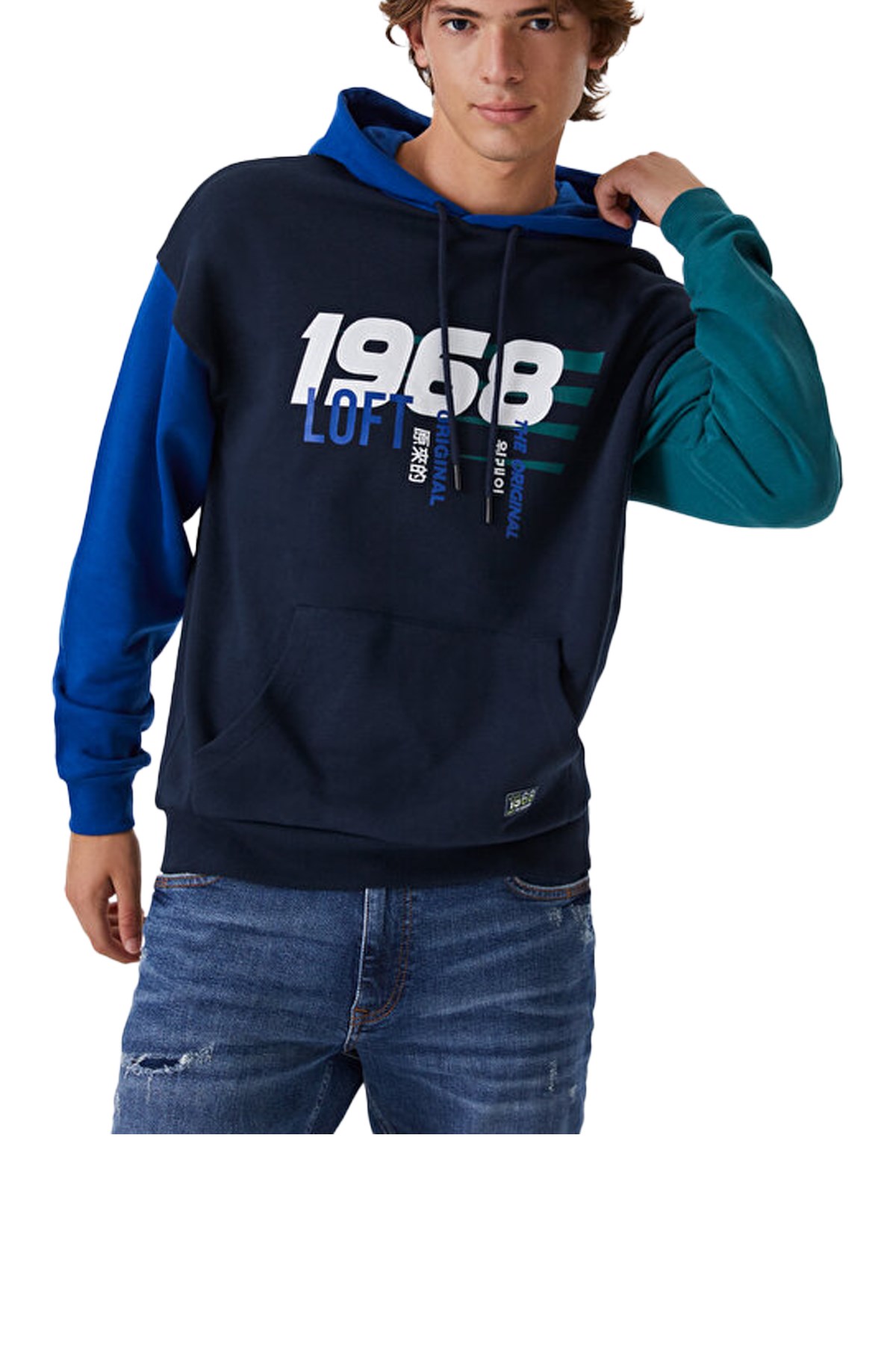 Loft Erkek Sweatshirt LF2031066 Lacivert
