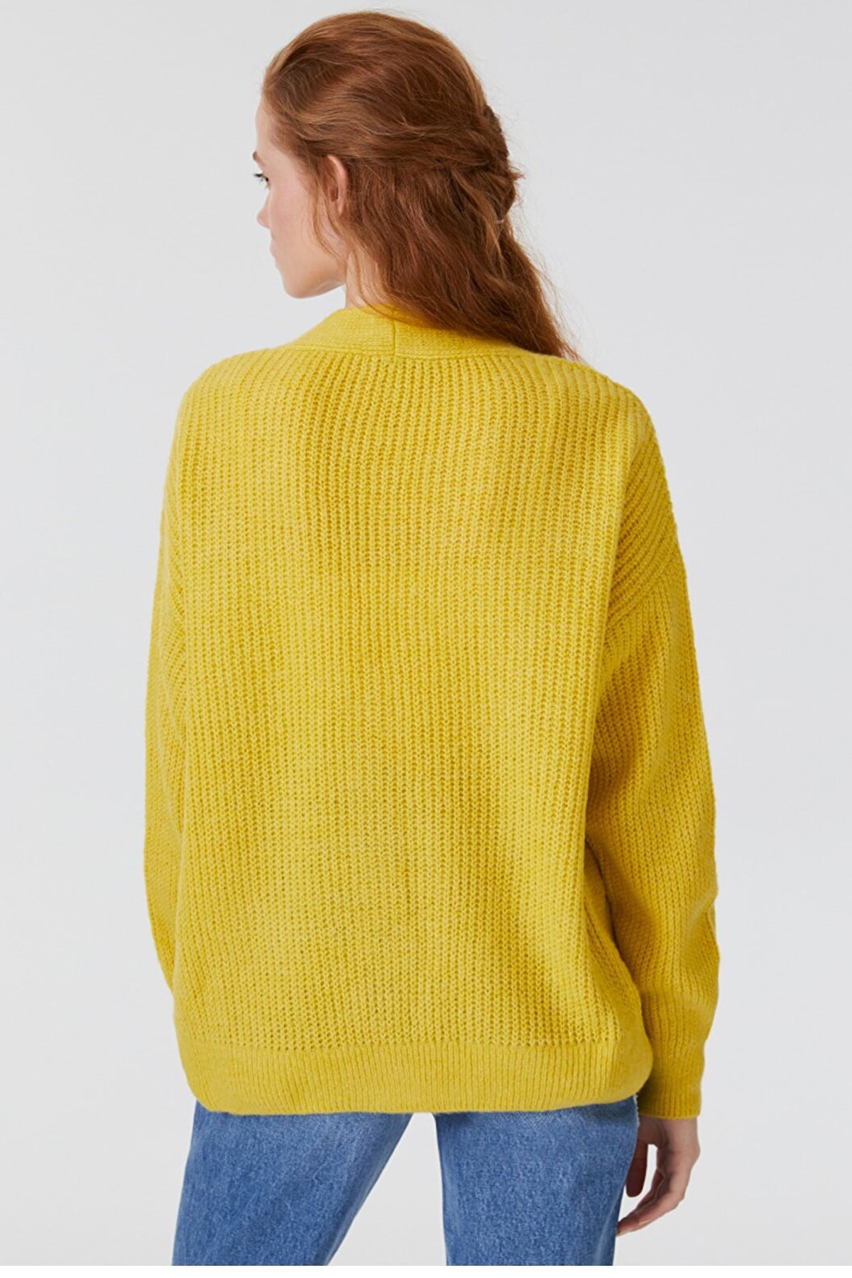 Loft Kadın Hırka LF2031085 Sarı