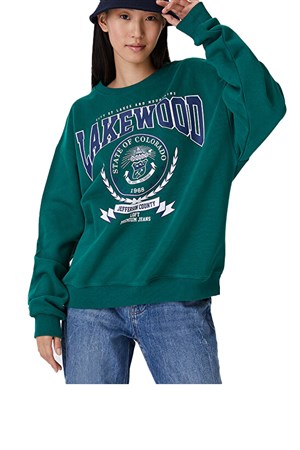 Loft Kadın Sweatshirt LF2031132 Yeşil