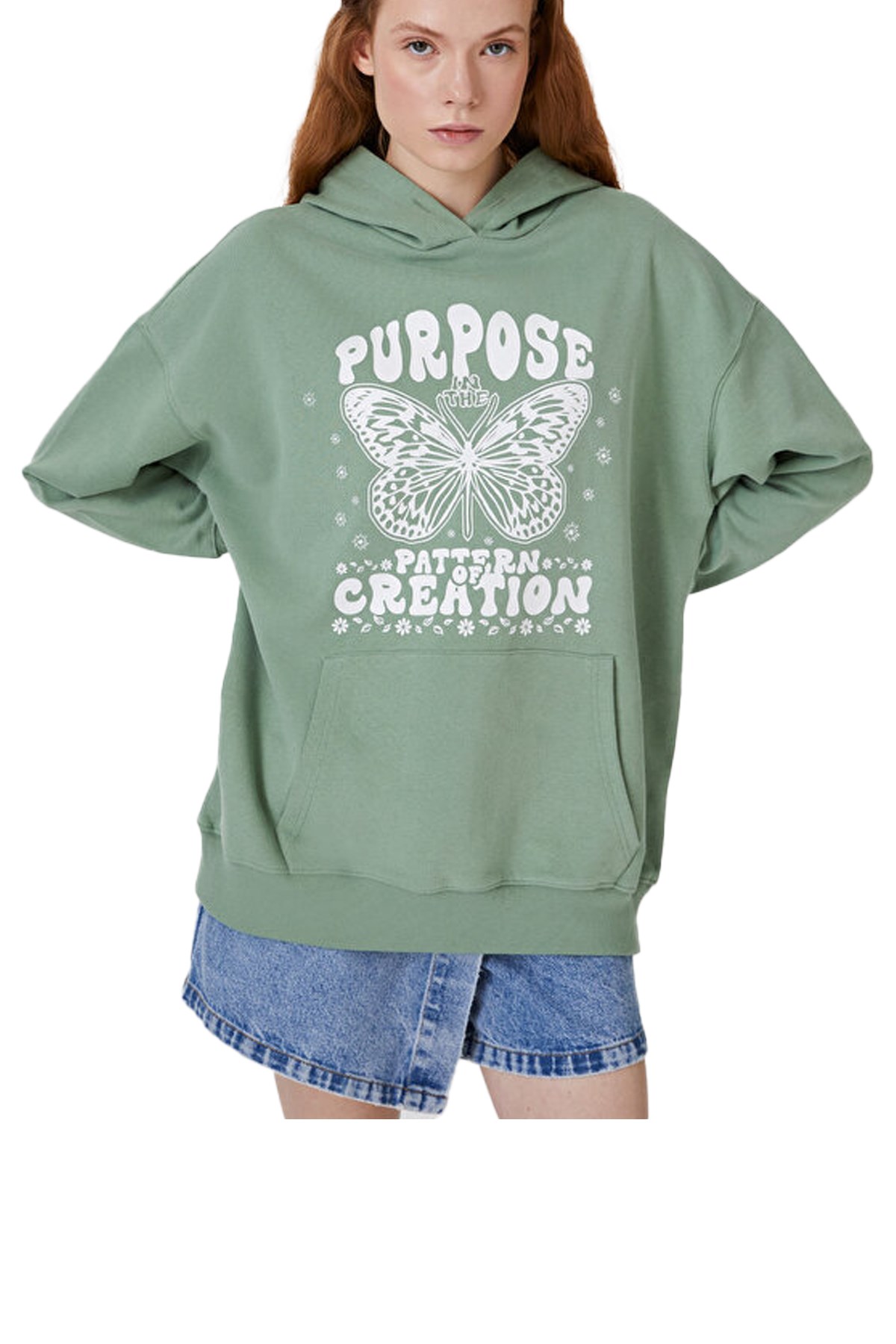 Loft Kadın Sweatshirt LF2031172 Yeşil