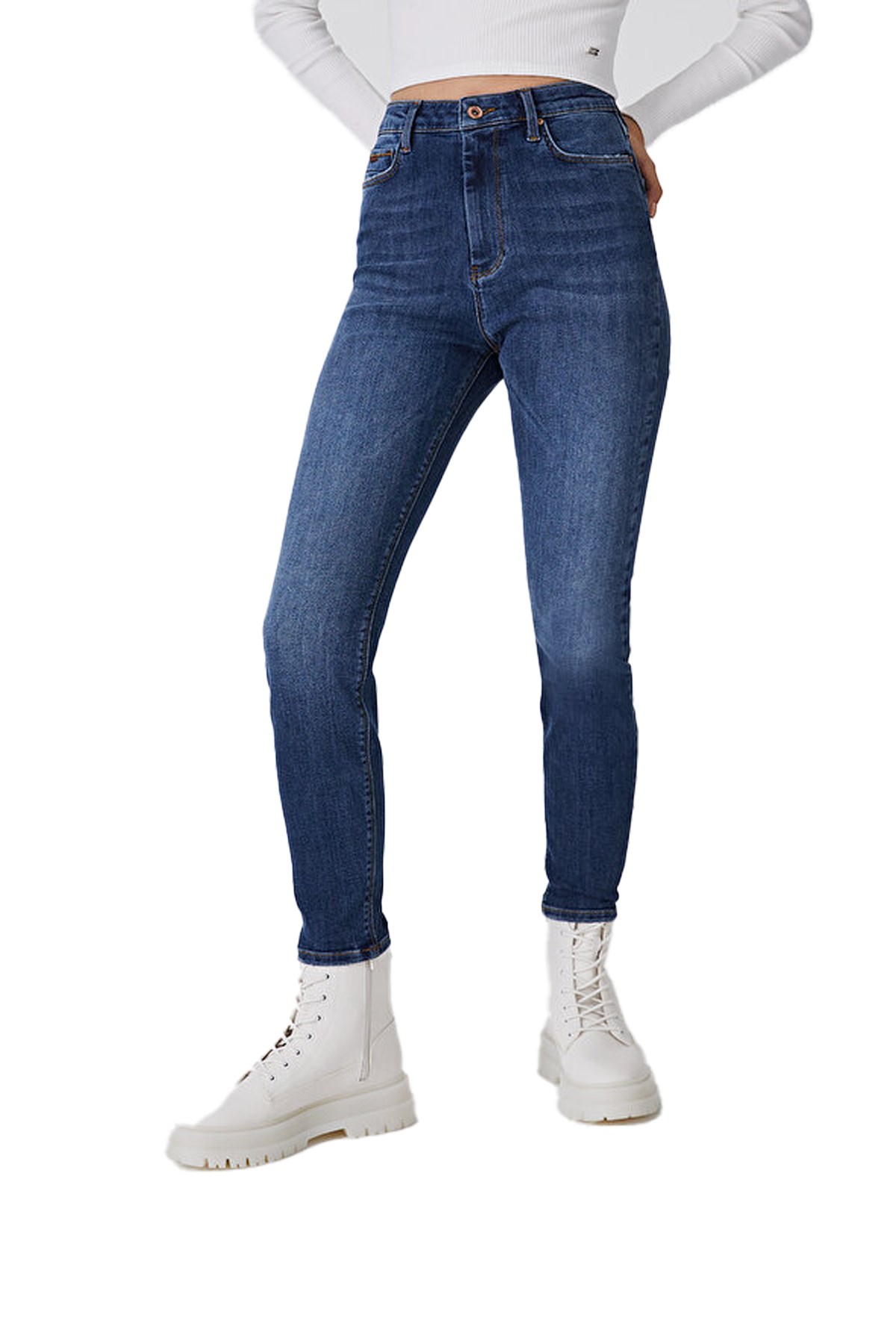 Loft Natalie Julia Kadın Pantolon LF2031209 Lacivert