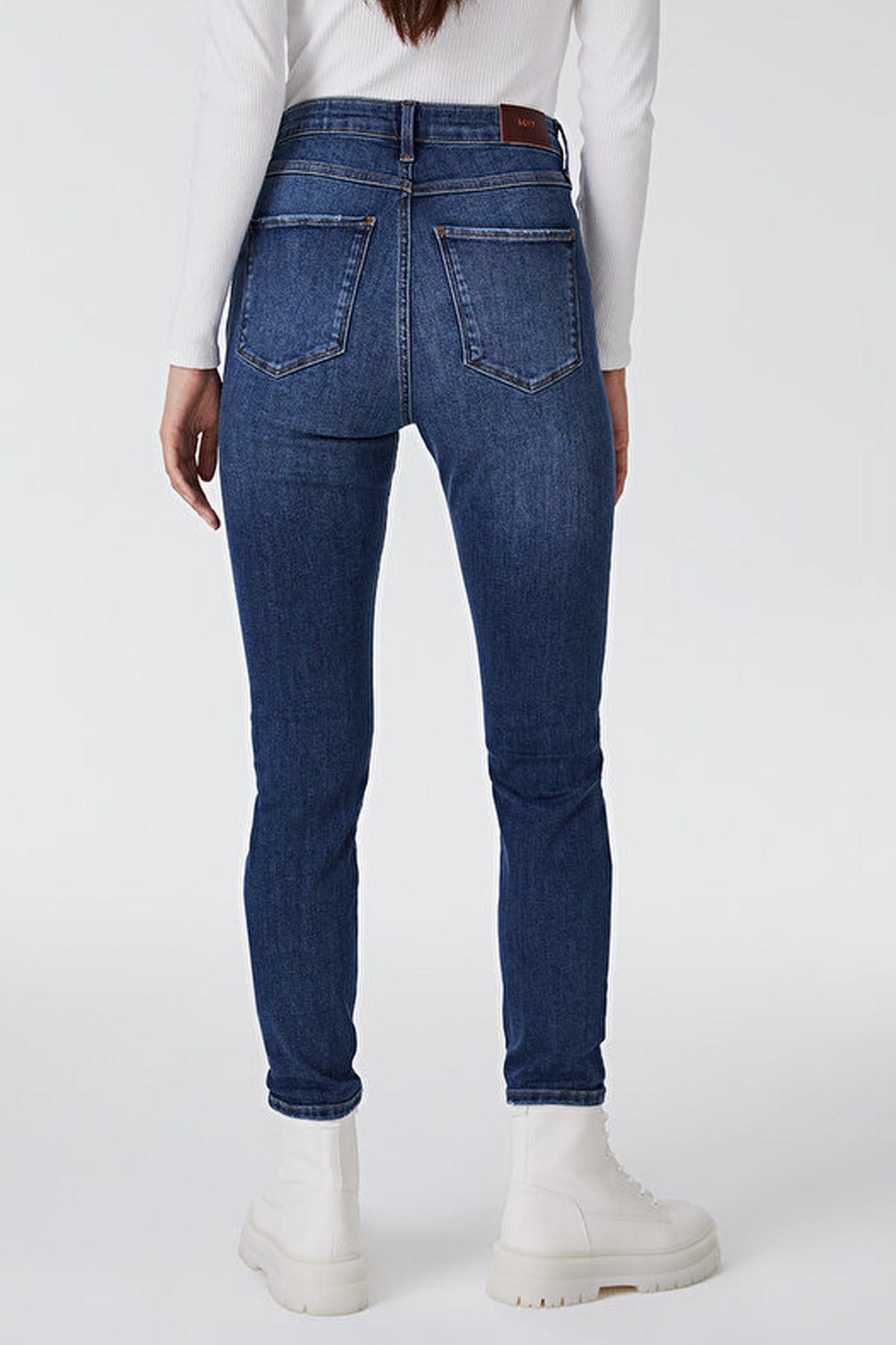 Loft Natalie Julia Kadın Pantolon LF2031209 Lacivert