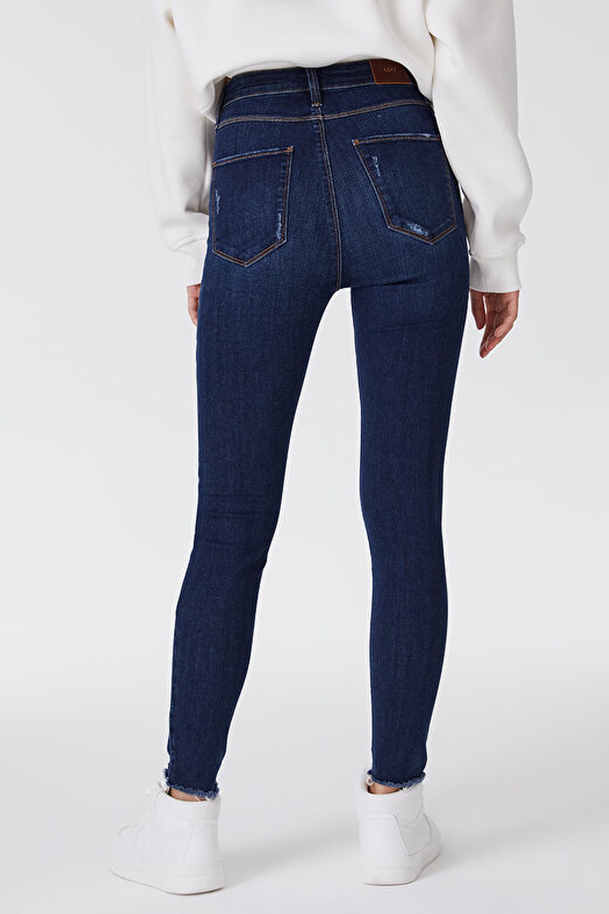 Loft Natalie Maddy Kadın Pantolon LF2031214 Lacivert