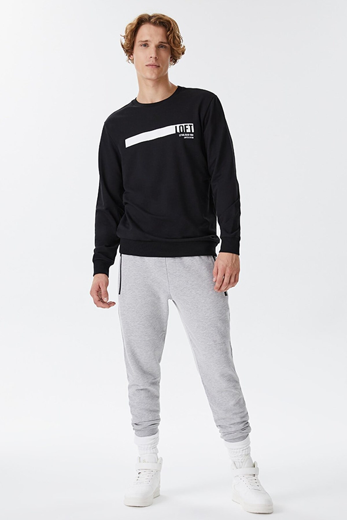 Loft Erkek Sweatshirt LF2031224 Siyah