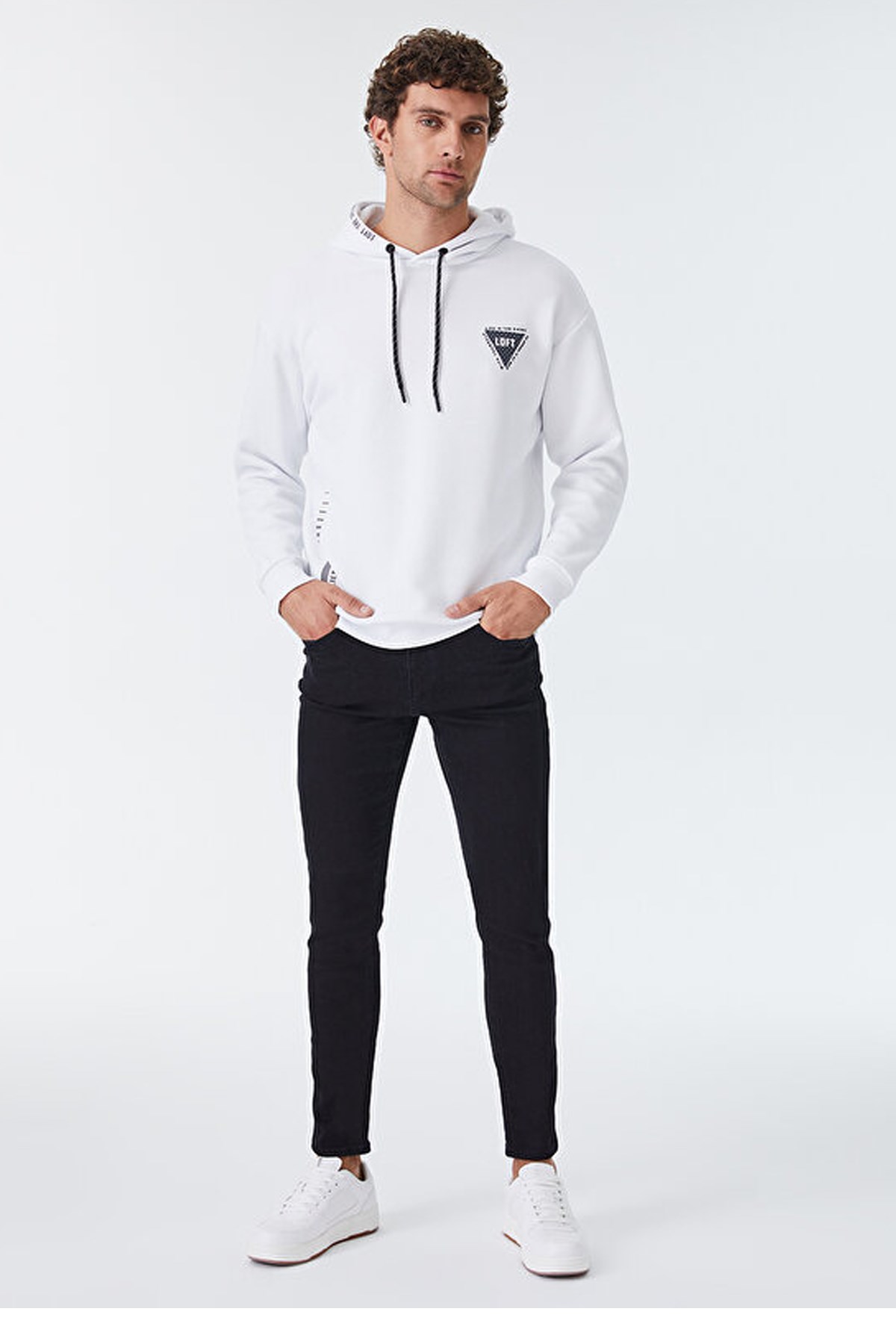 Loft Erkek Sweatshirt LF2031327 Beyaz