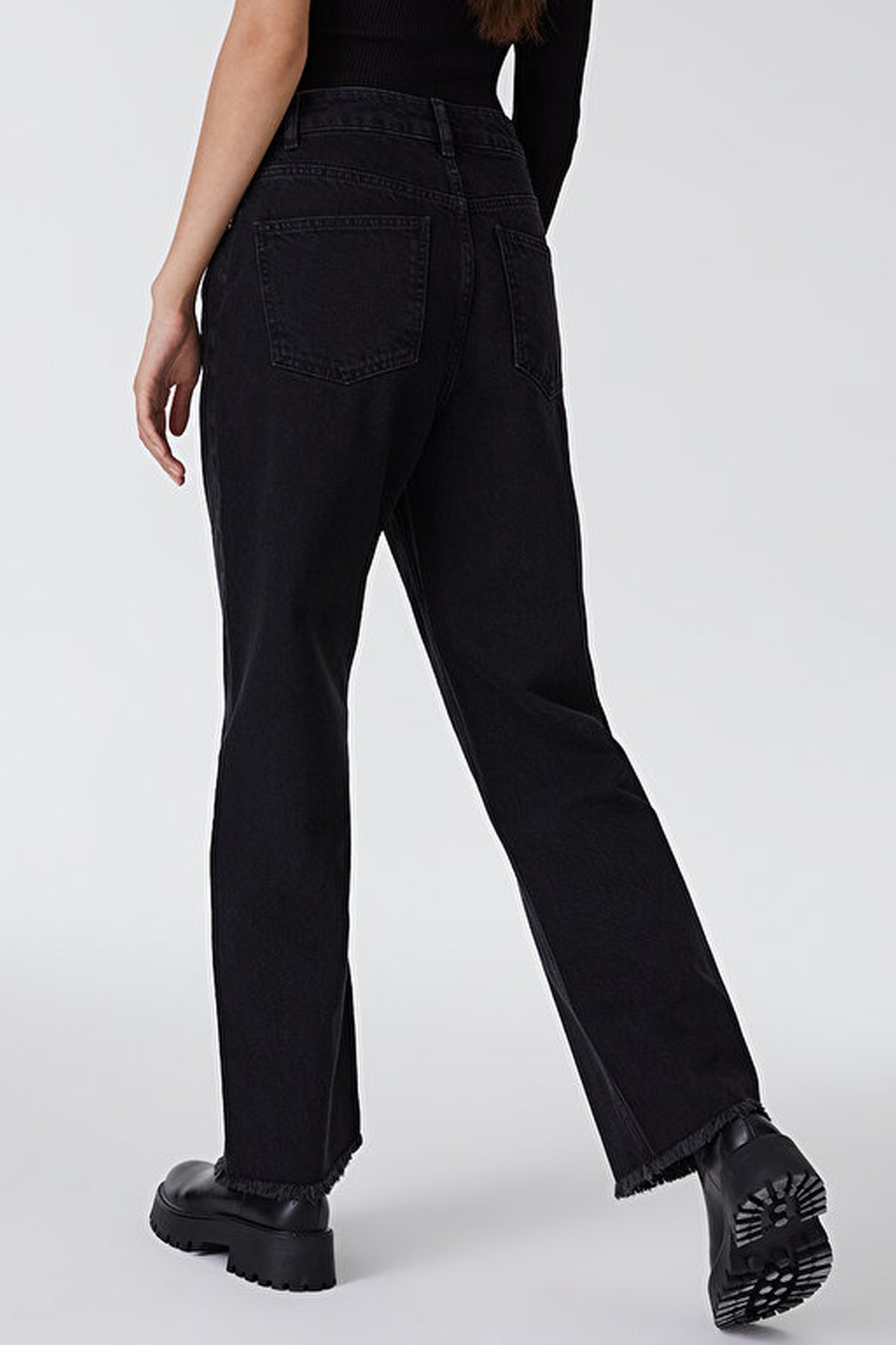 Loft Wide Leg Kadın Pantolon LF2031374 Mavi