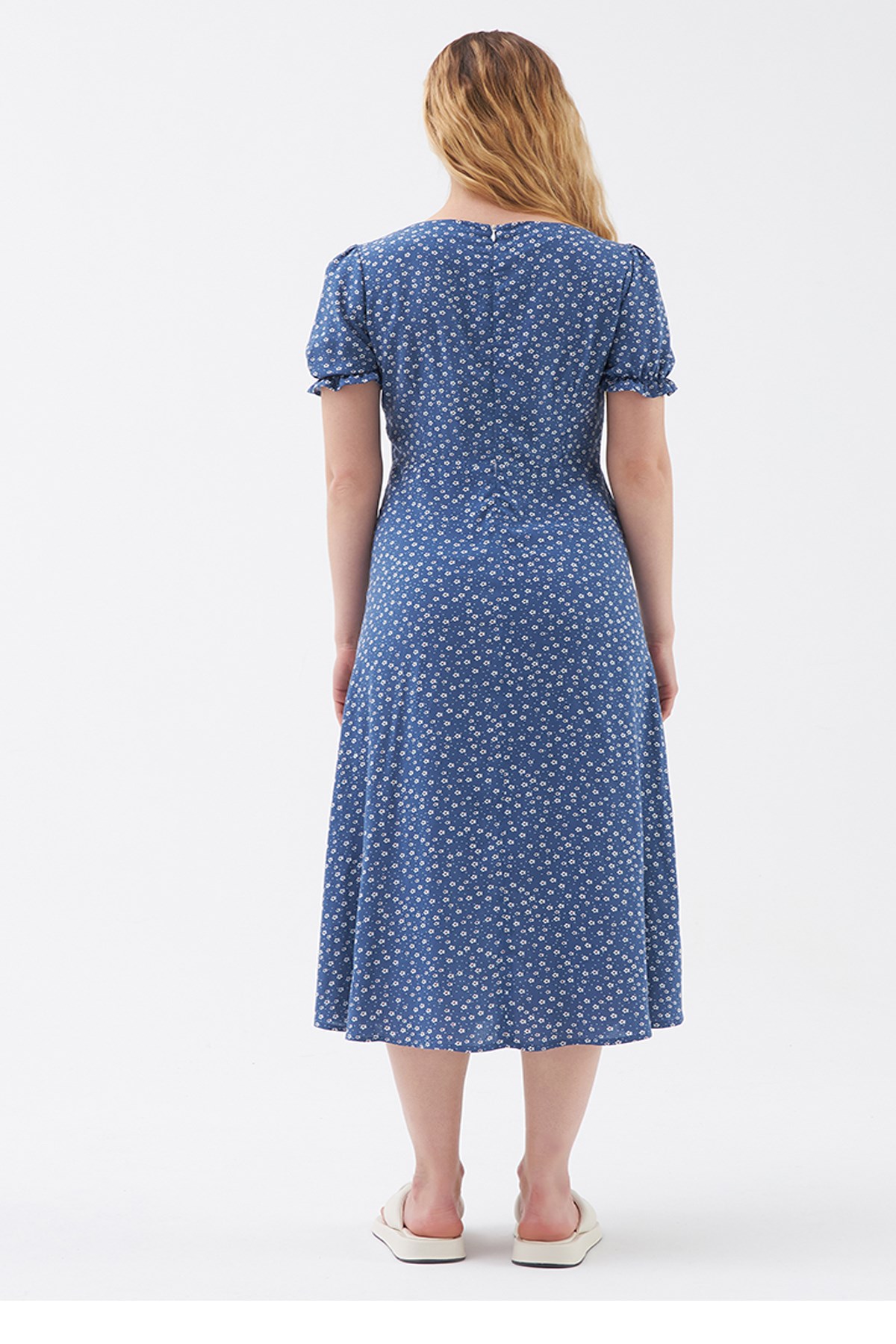 Loft Kadın Elbise LF2031435 Mavi