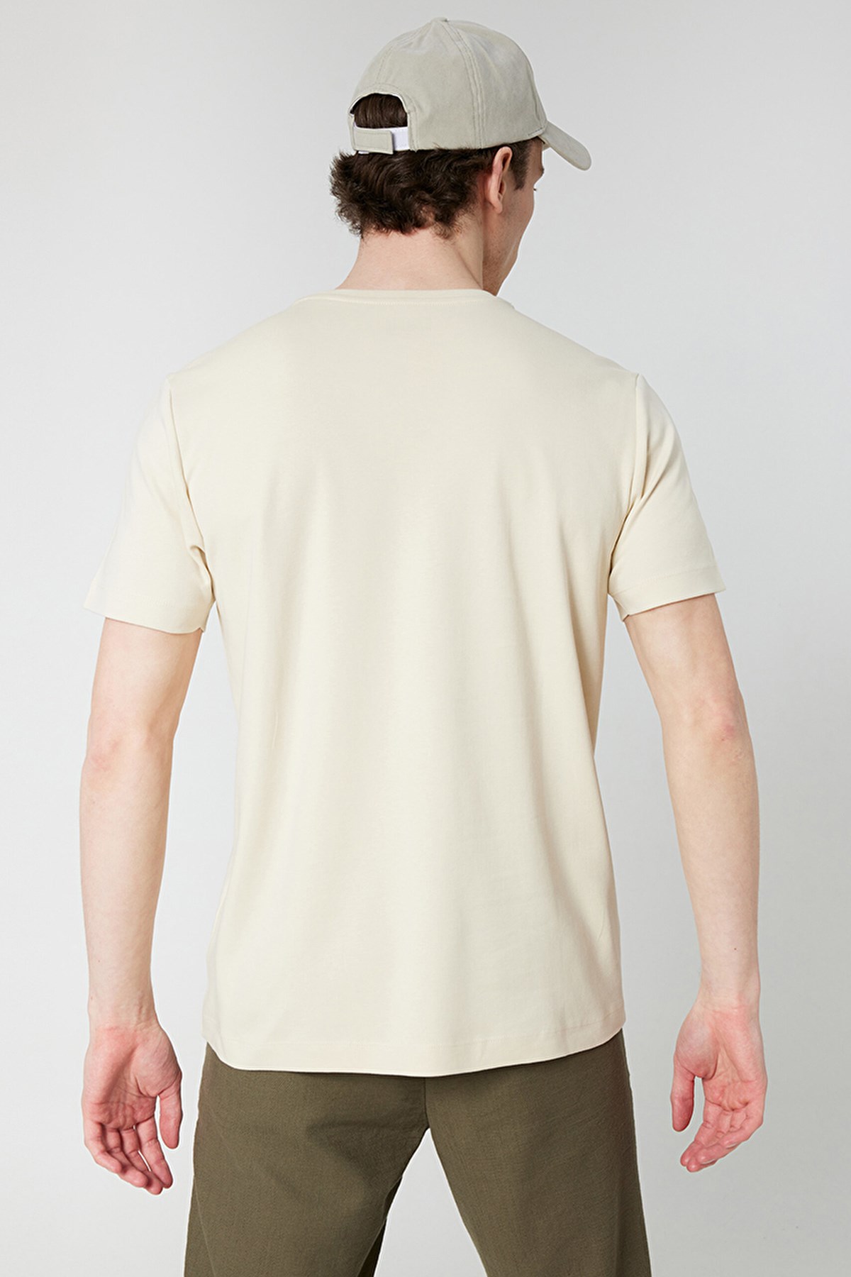 Loft Regular Fit Erkek Tişört LF2031449 Bej