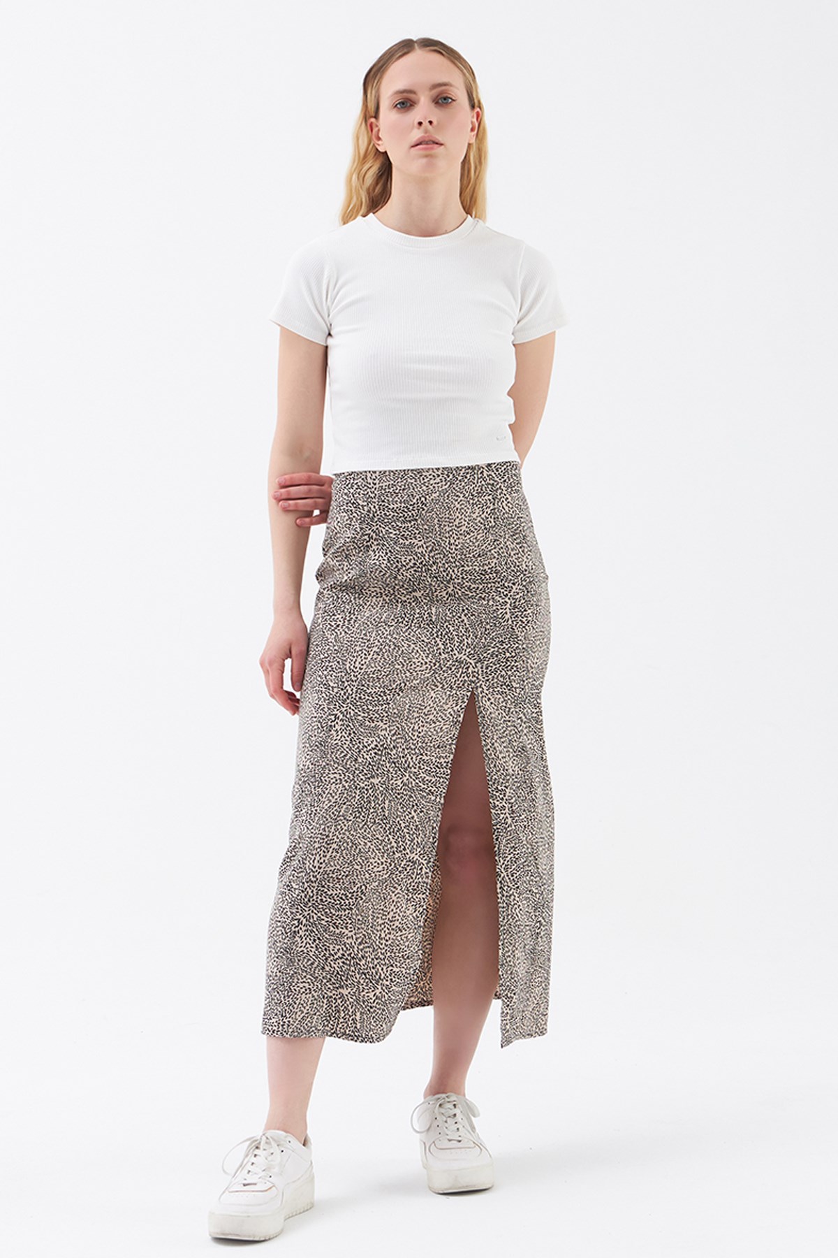 Loft Kadın Tişört LF2031482 Beyaz