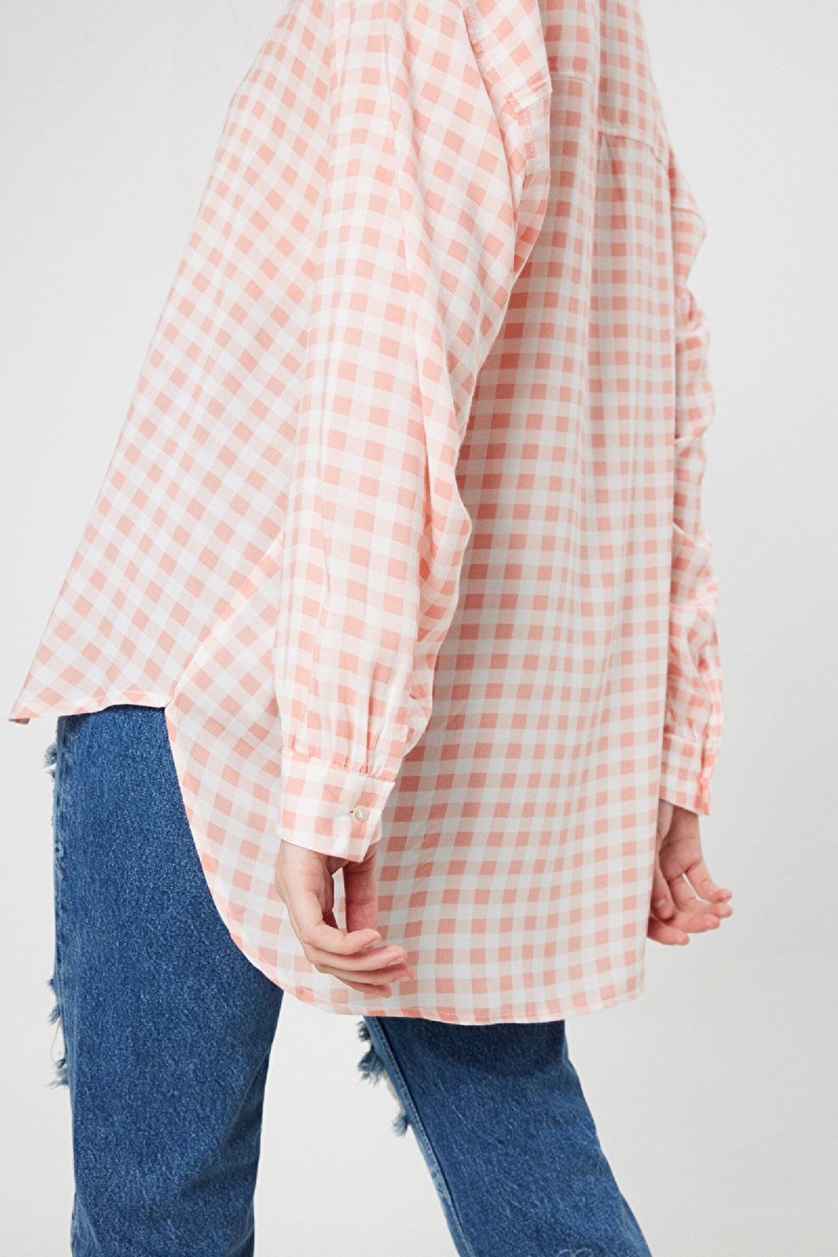 Loft Loose Fit  Kadın Gömlek LF2031503 Pembe
